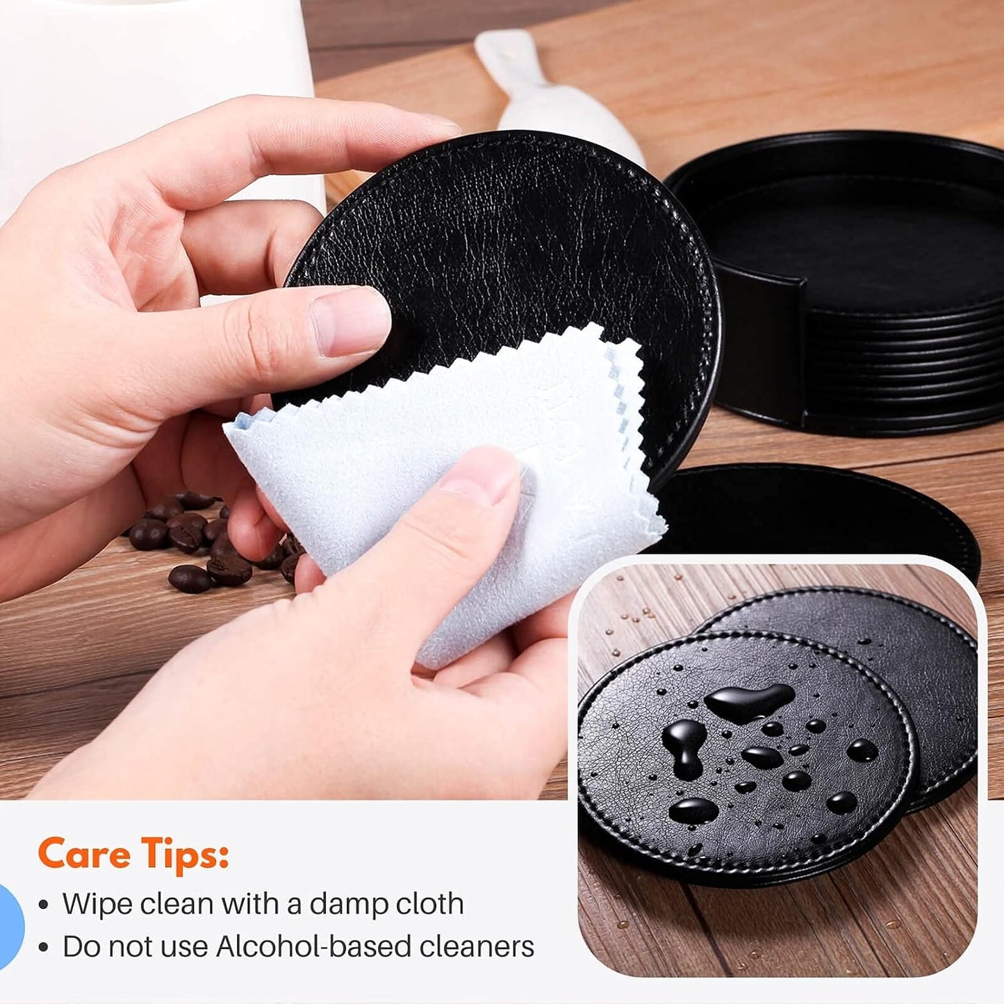 Holder for Tabletop Protection / Black / Set of 6