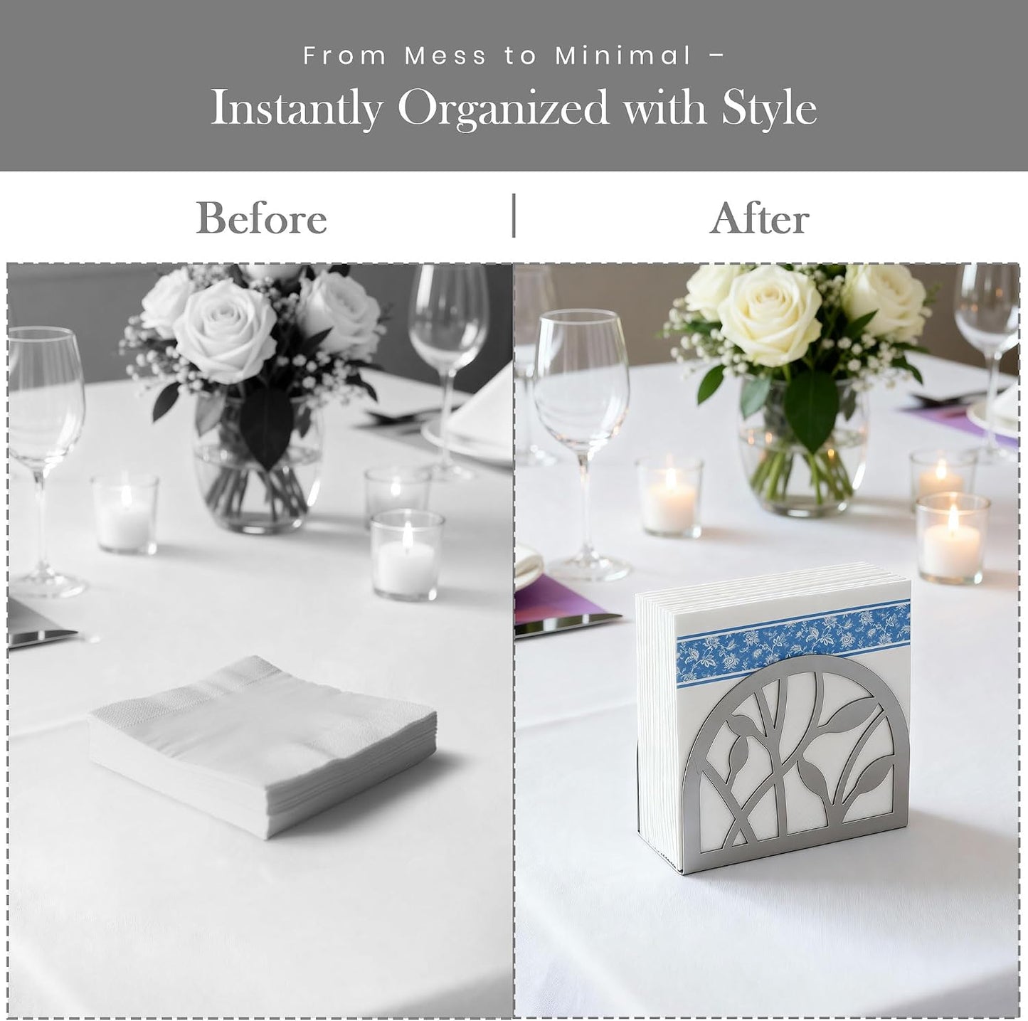 Modern Metal Napkin Holder