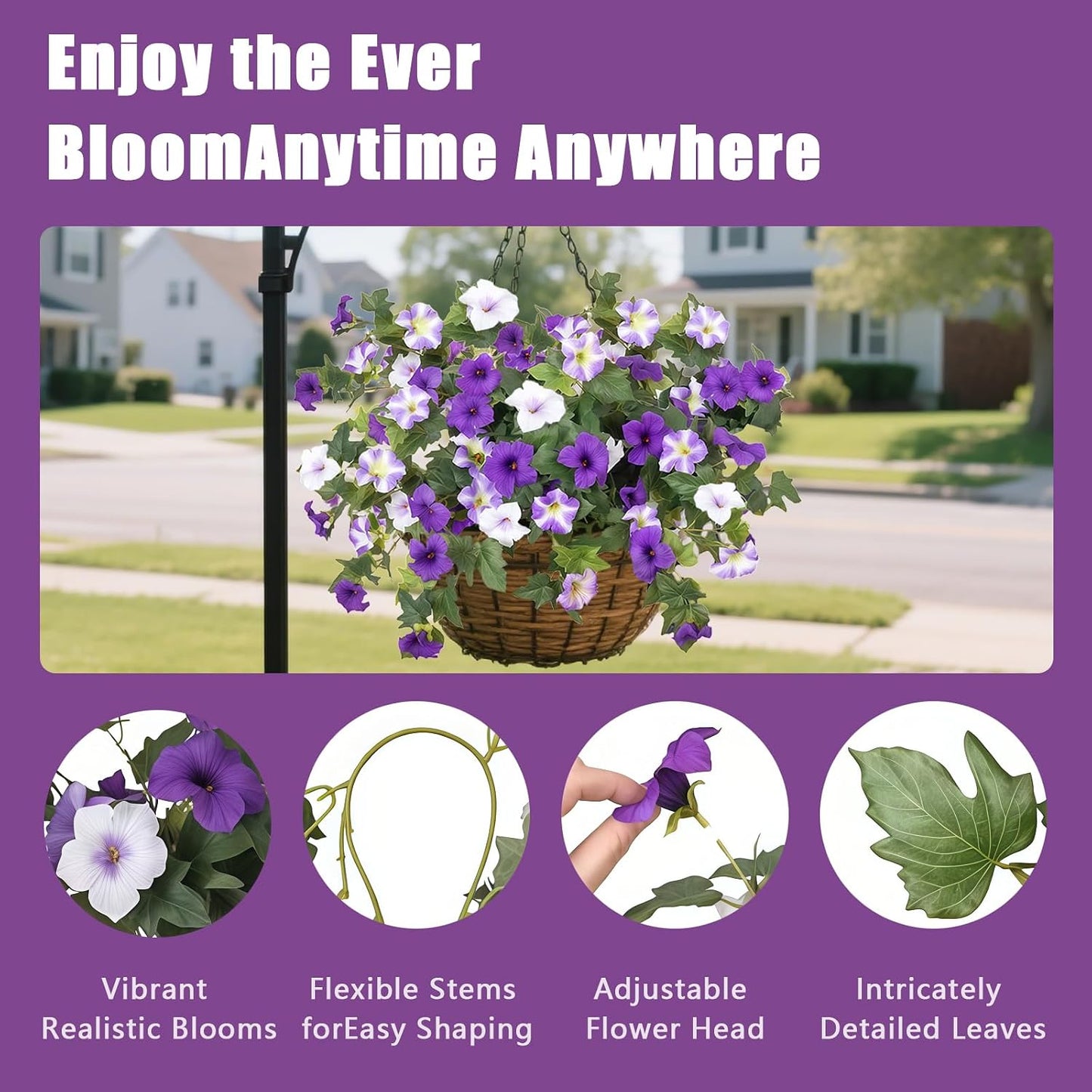 Artificial Flowers / UV Resistant fake Plants Flowers Bundles