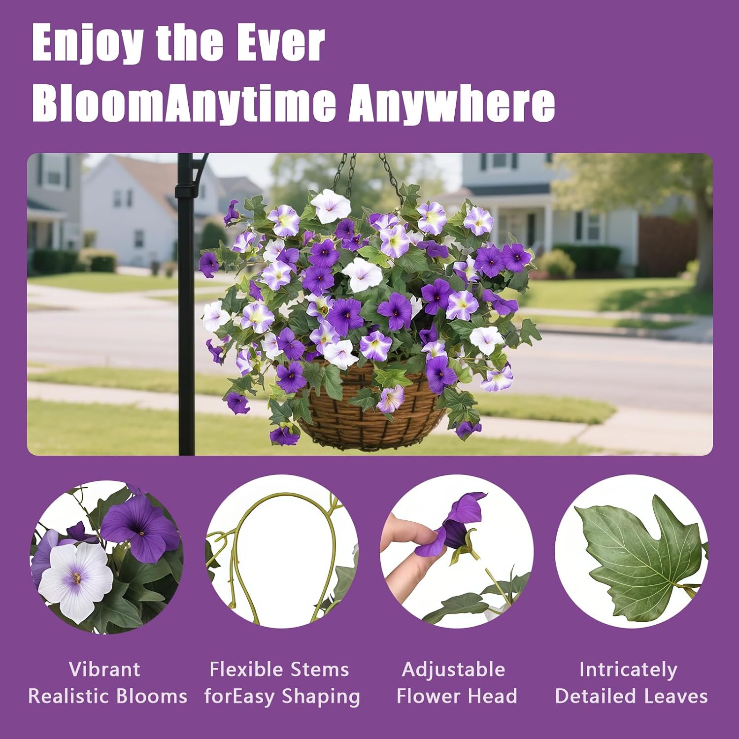 Artificial Flowers / UV Resistant fake Plants Flowers Bundles