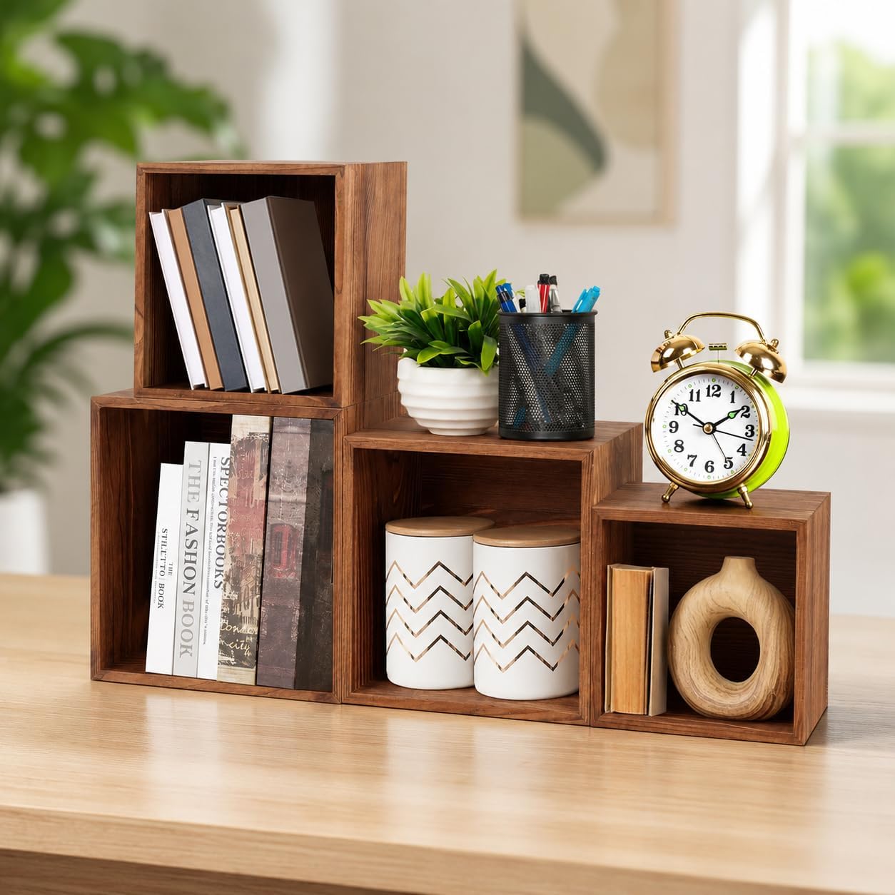 Wooden Buffet Risers and Stands / Set of 6