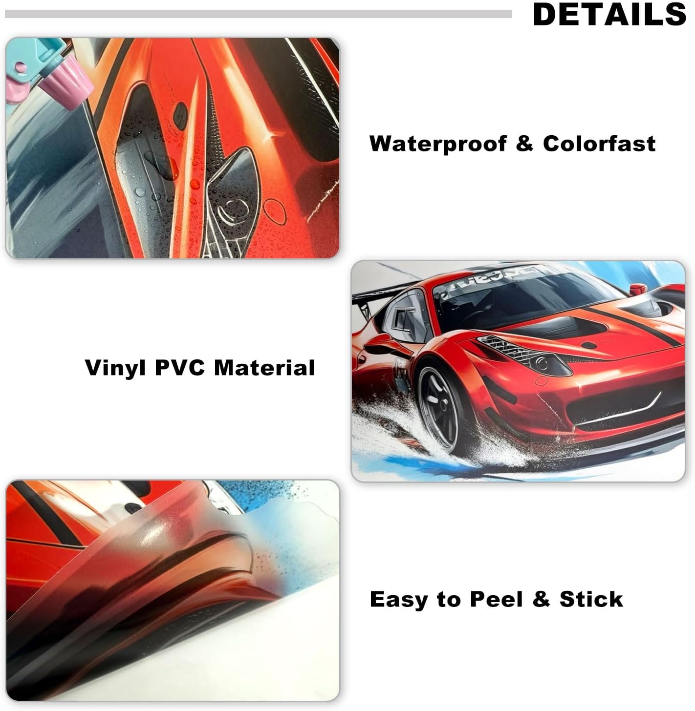 3D Wall Stickers Speed Car / Racing Car