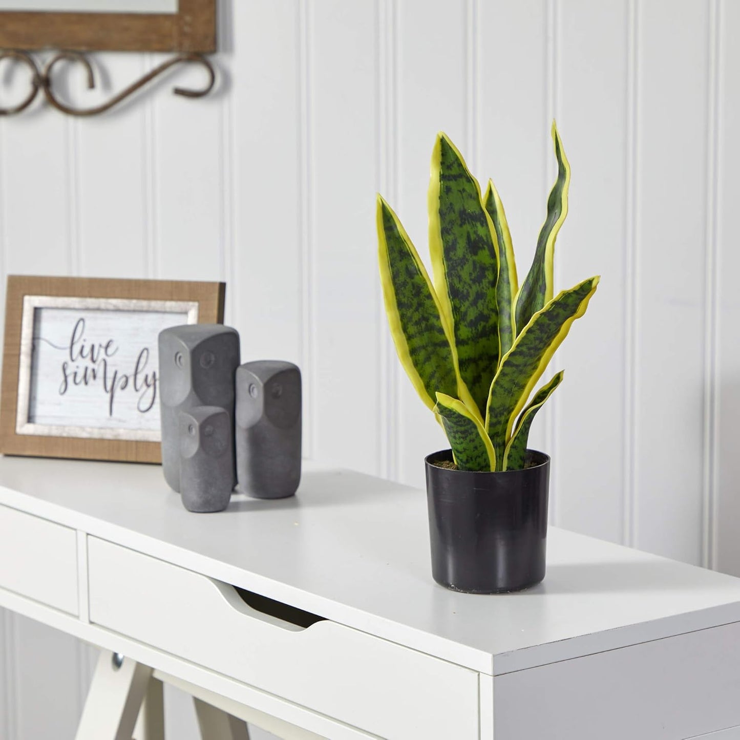 Faux Snake Plant / Yellow