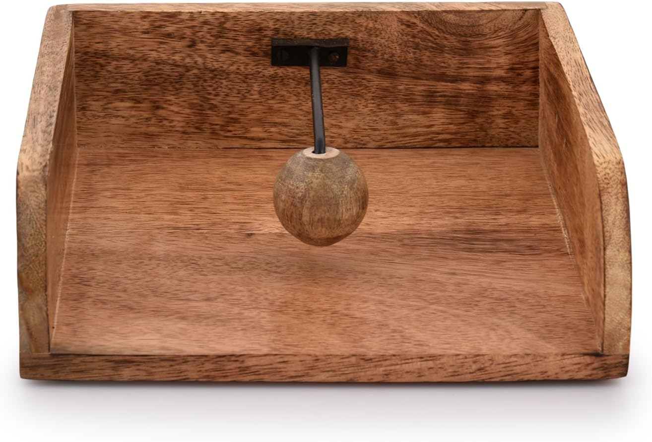 Rustic Farmhouse Wood Napkin Holder