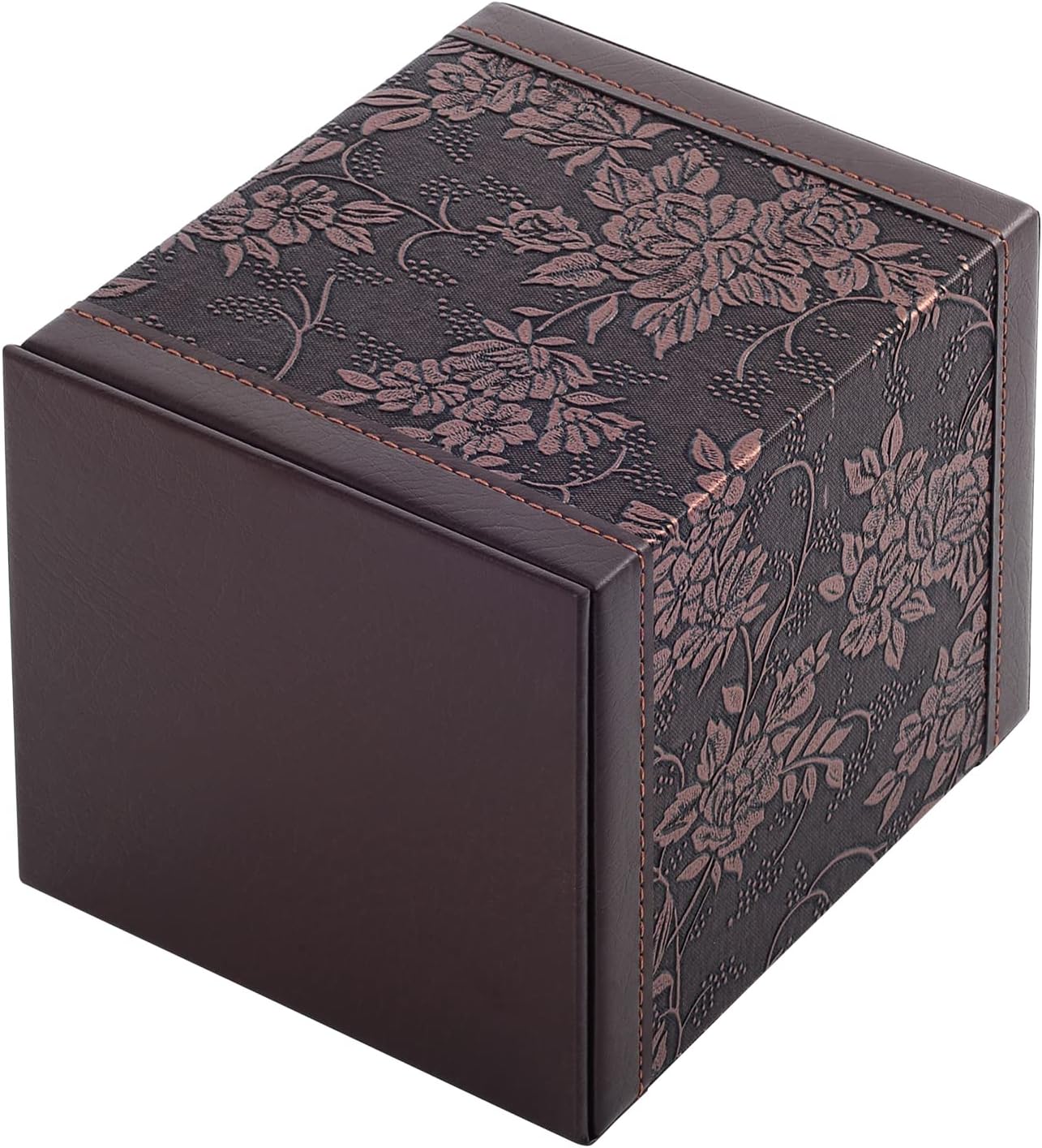 Modern Leather Tissue Box Holder for Napkin Facial Paper Organizer Bottom / Square Tissue Box-retro