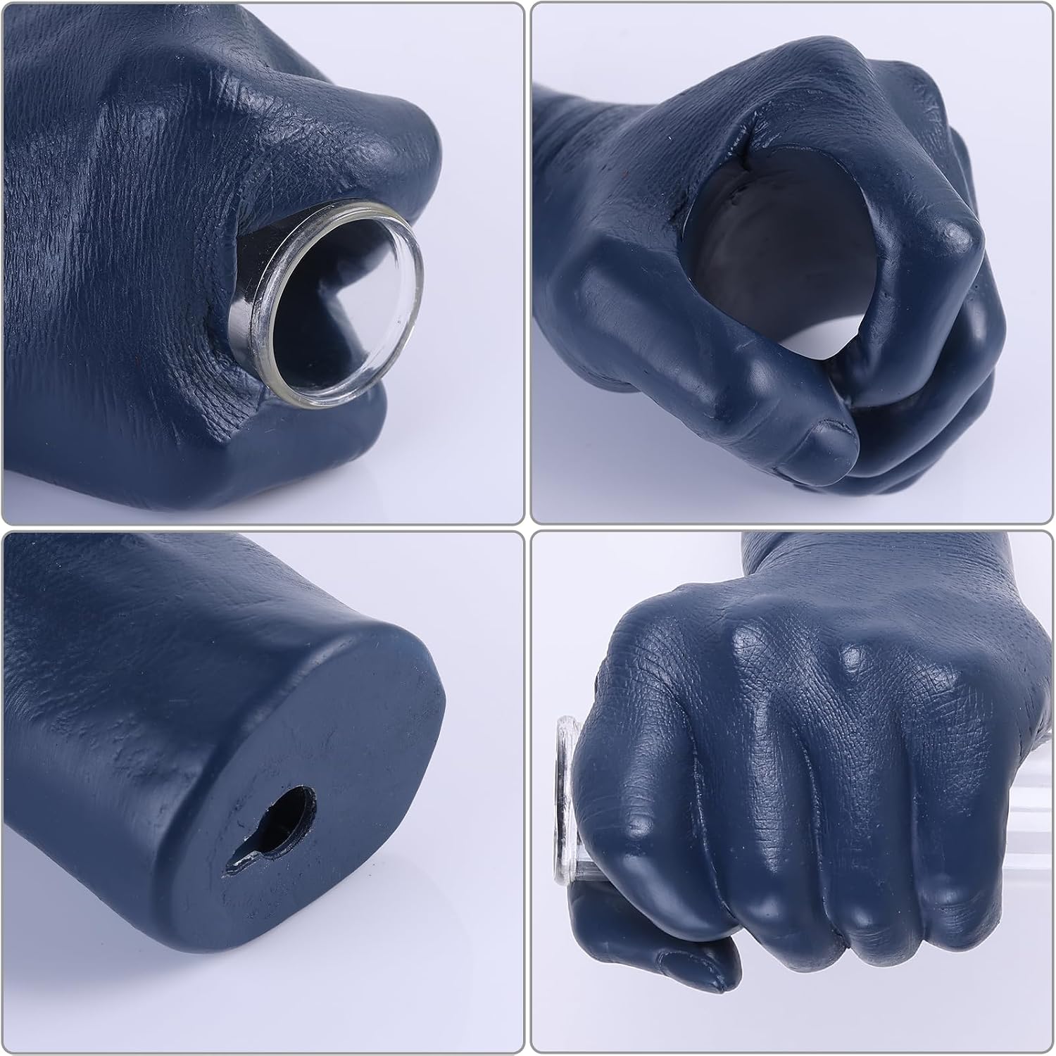 Hand Vase / Unique Wall Statue / Blue