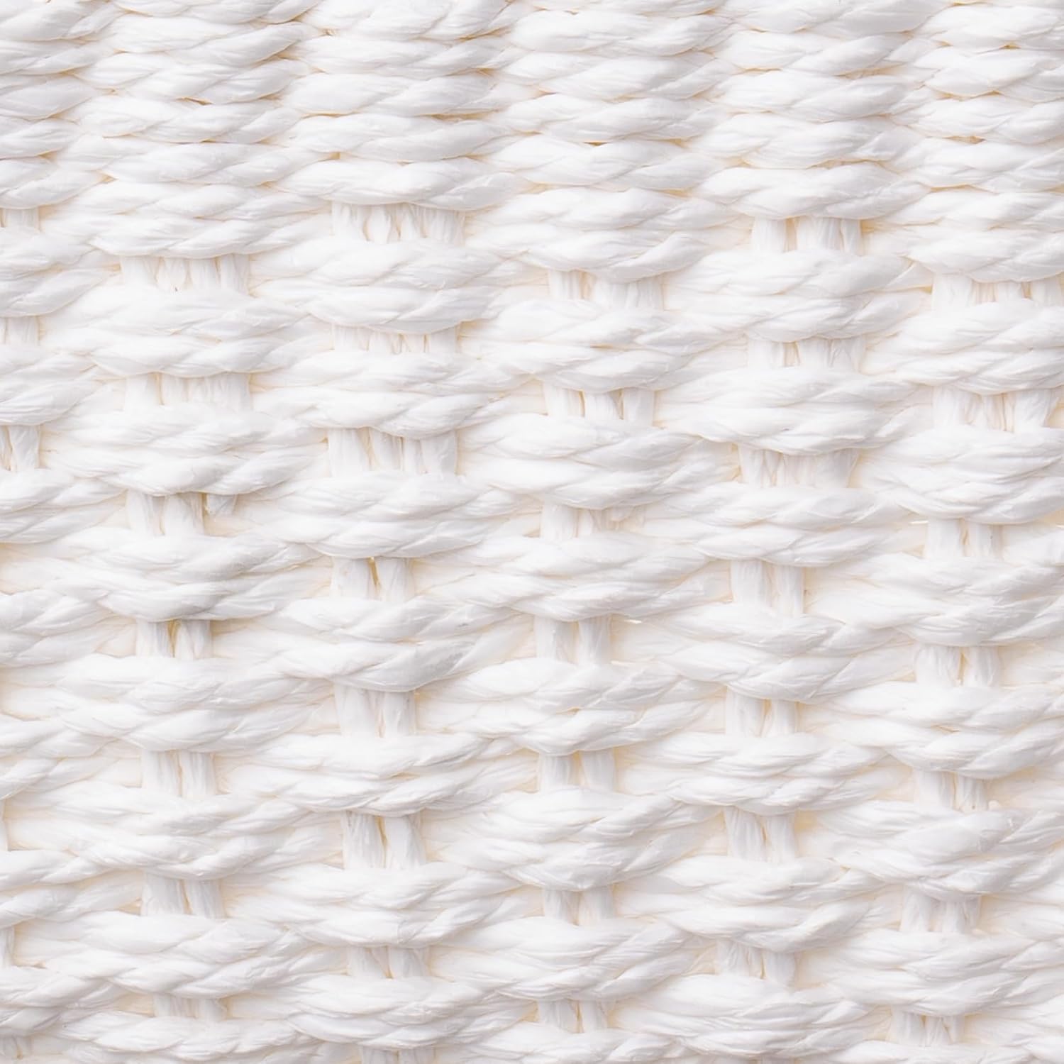 Woven Storage Baskets for Organizing / White