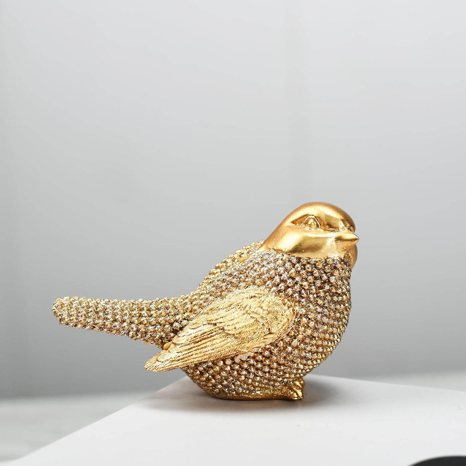 Pcs Small Birds Statues Home Decor Modern Style Decorative Ornaments / Gold / Set of 2