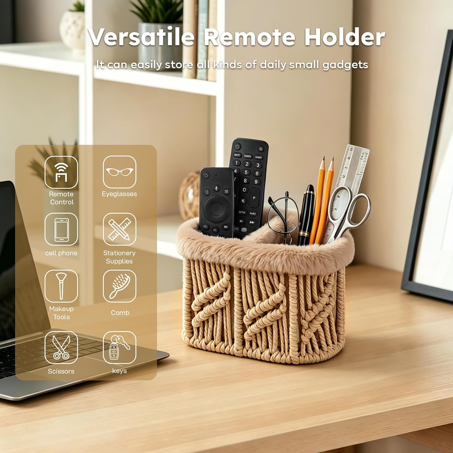 Remote Control Holder / Brown
