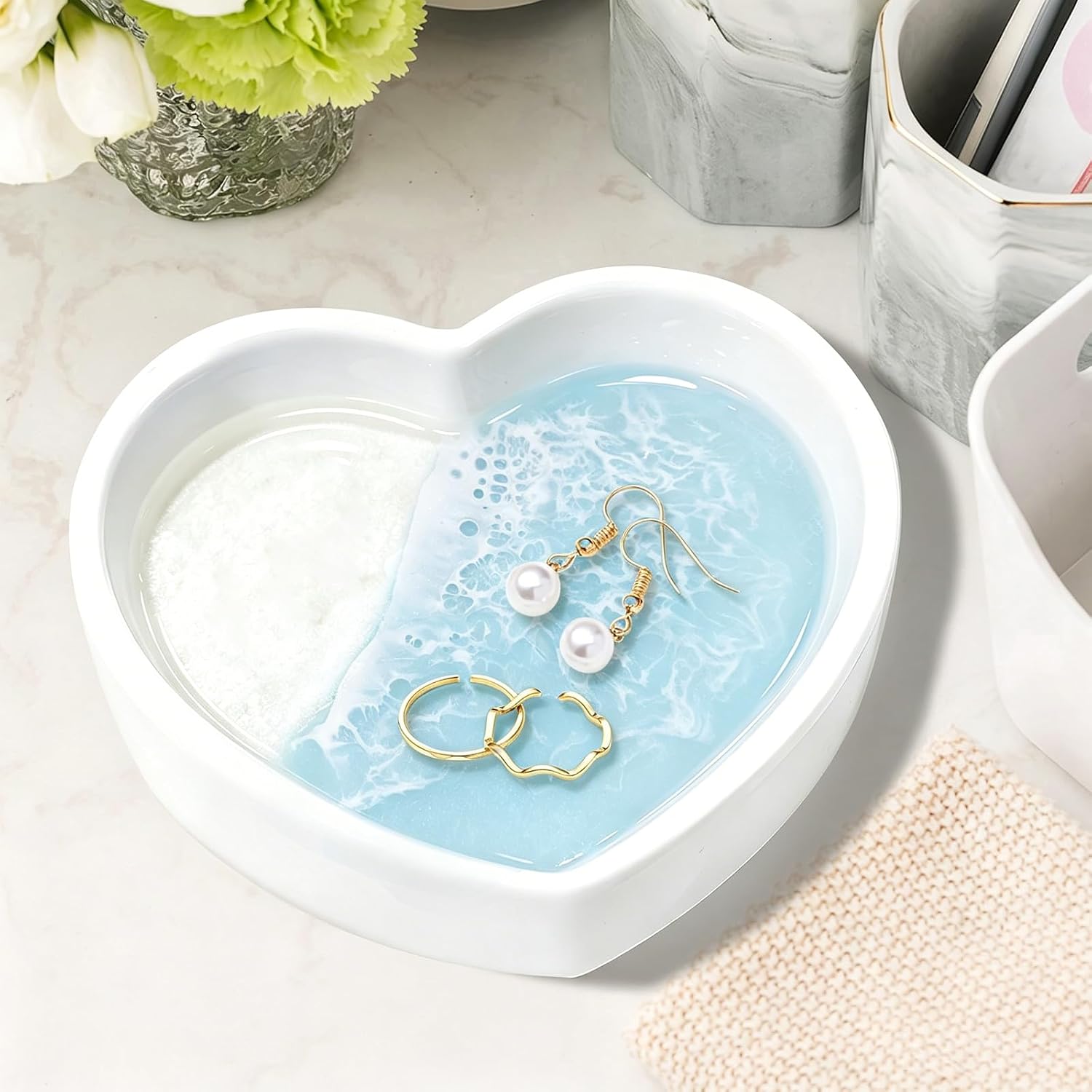 Coastal Jewelry Tray for Engagement & Wedding / Starfish