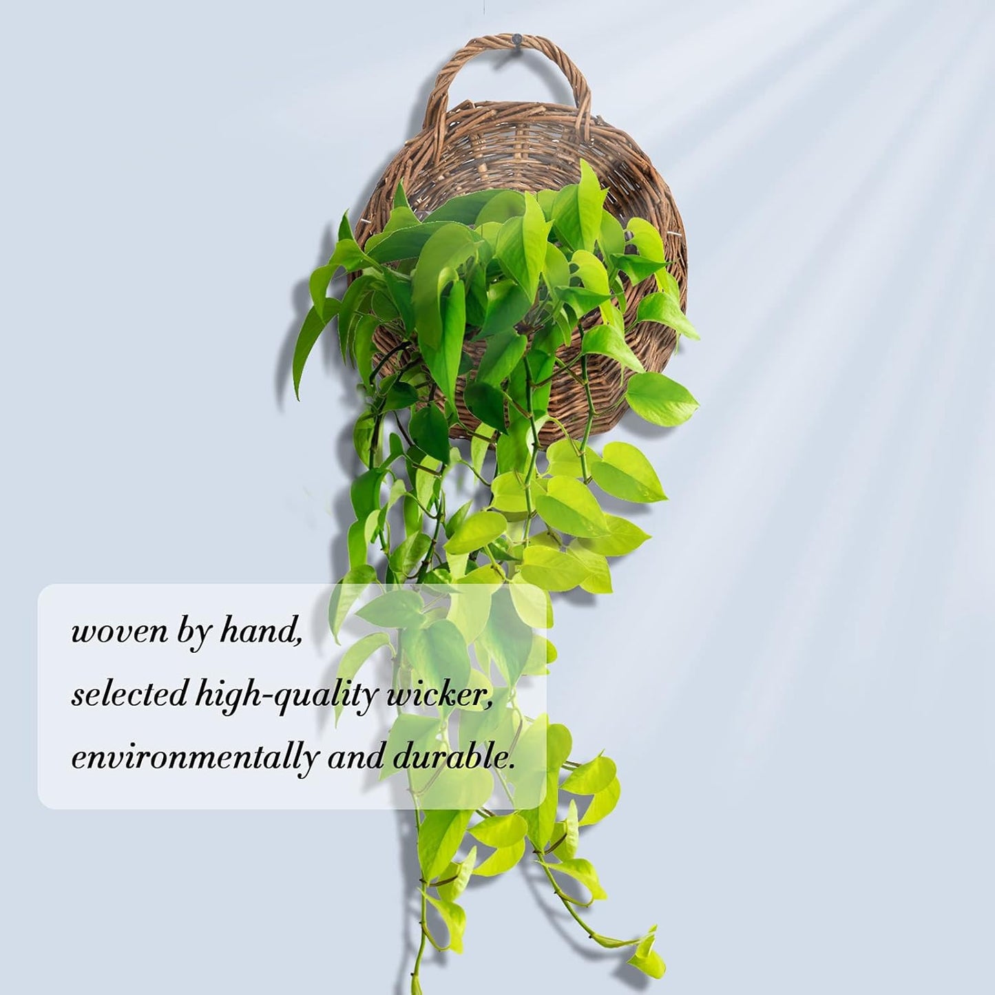 Wicker Handed Storage Basket / Medium / Natural