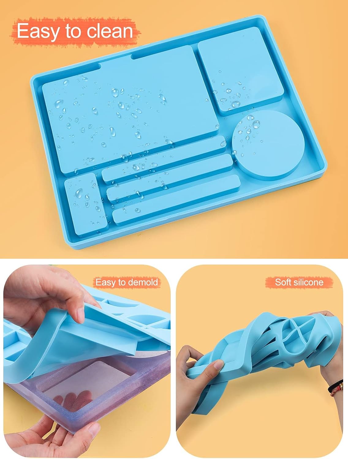 Rolling Tray Silicone Mold Set / Set of 3