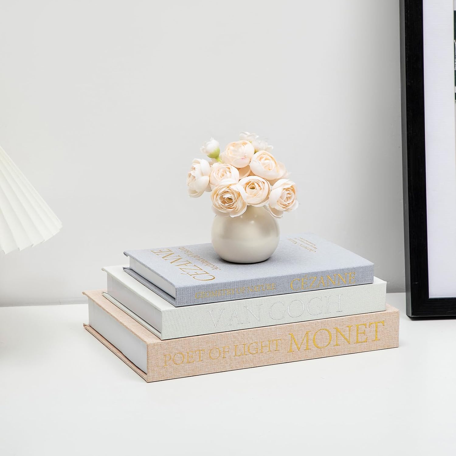 Faux Book Storage Box Set / Fabric