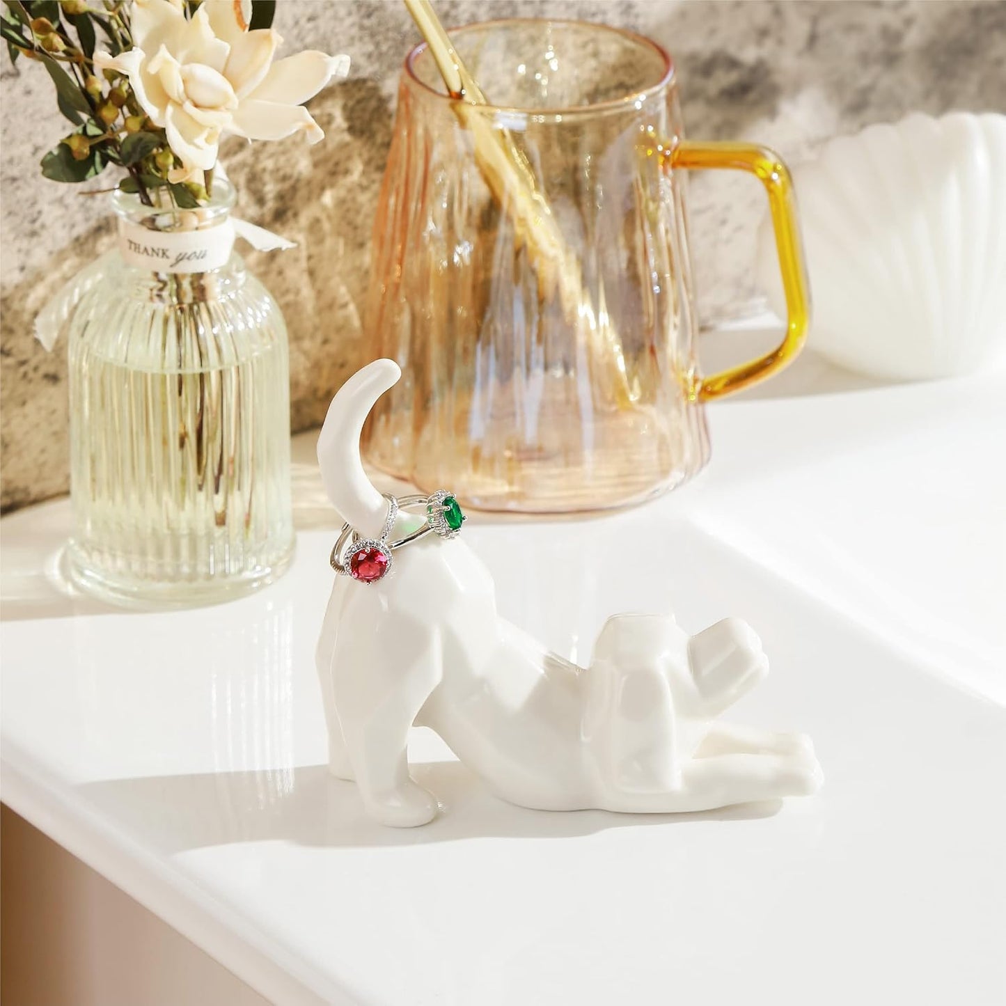 Ring Holder / Wedding Ring Stand / Dog