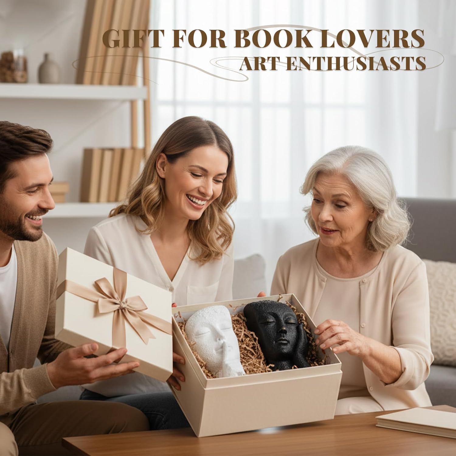 Modern Book Holder / Black & White