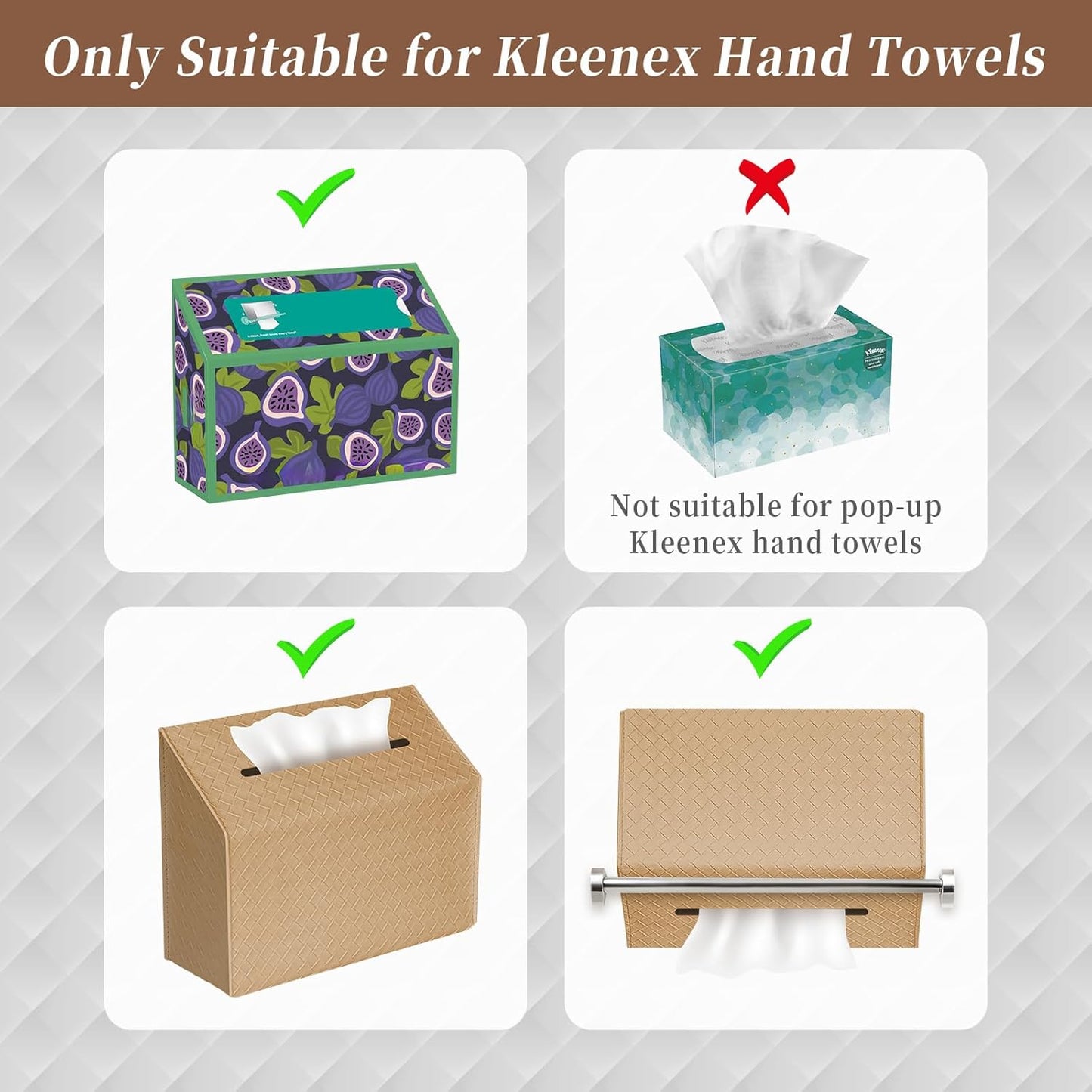 Versatile for Countertops and Towel Racks / Khaki