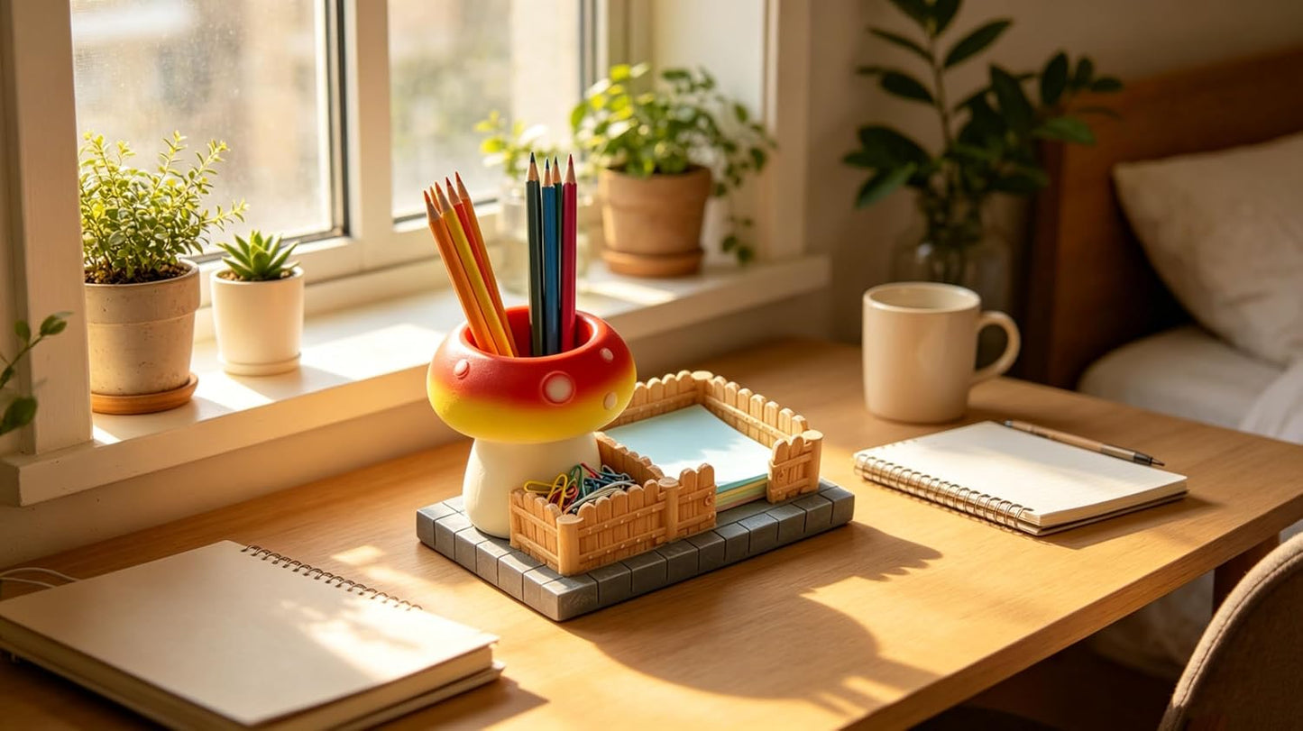 Sticky Note Paperclip Holder