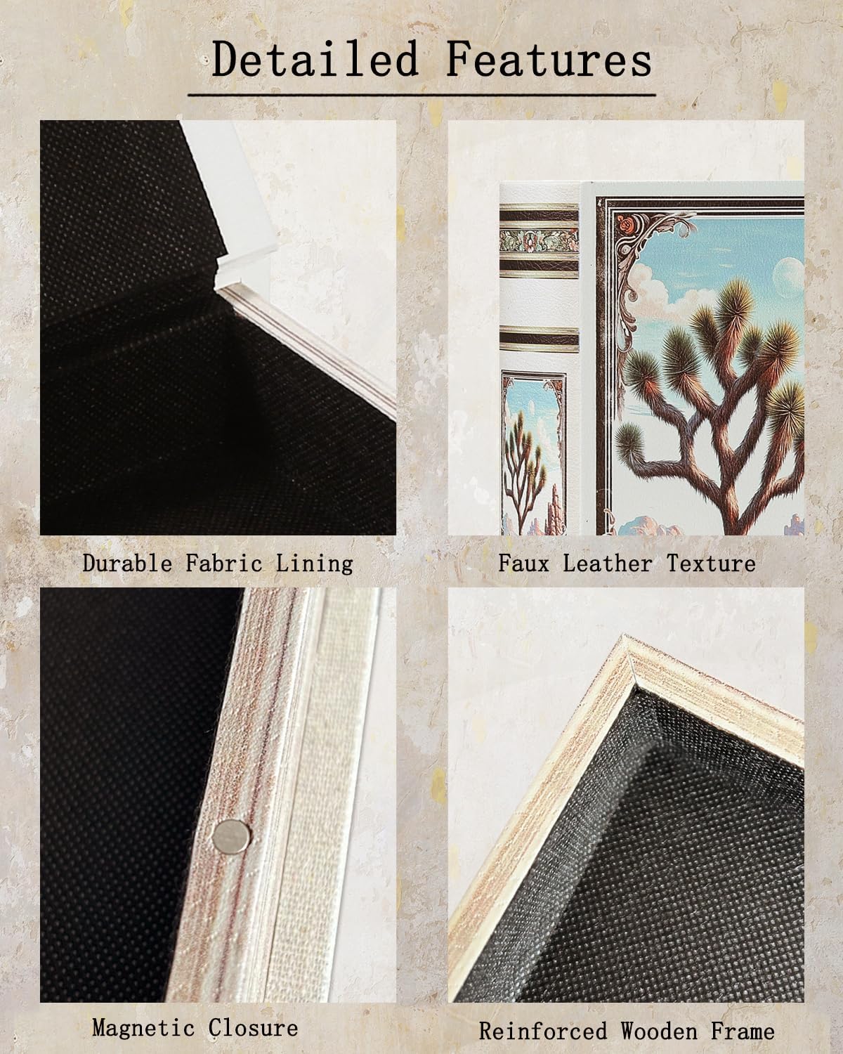 Vintage Faux Book Boxes / Joshua Tree
