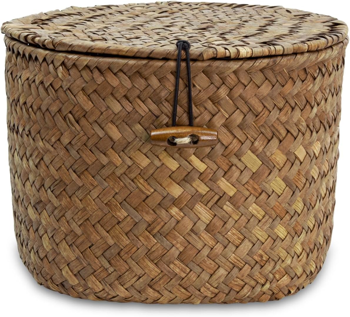 Seagrass Handmade Basket / Coffee / 7 Inch