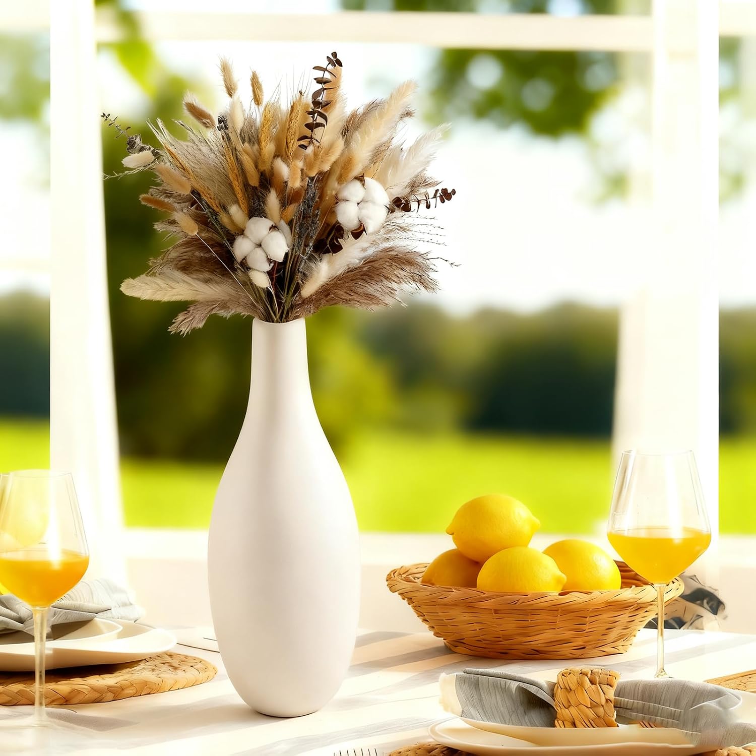 Ceramic Flower Vase Set / Multicolor