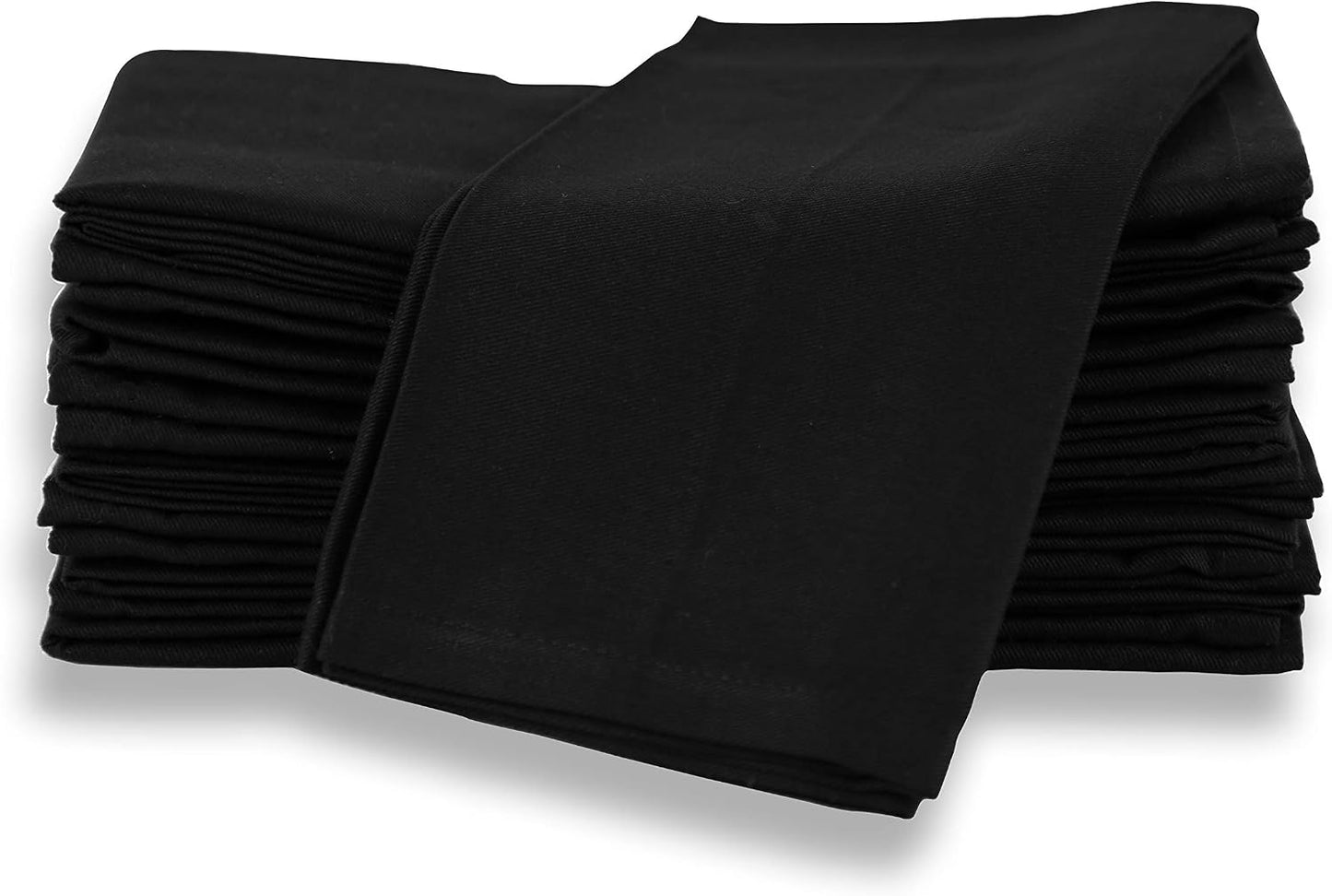 Cotton Cloth Napkins Set of 12 - Soft Premium Dinner Napkins with Hemmed Edges, Hotel Quality 18x18 Inch for Home