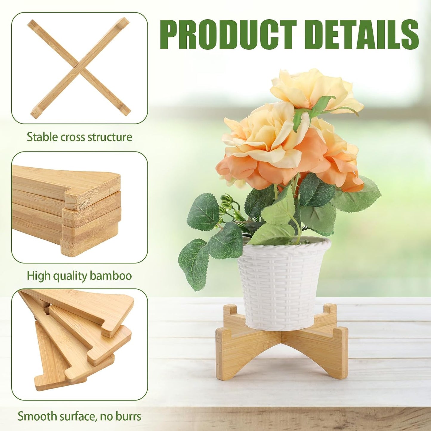 Modern Flower Pot Stand Outdoor Riser