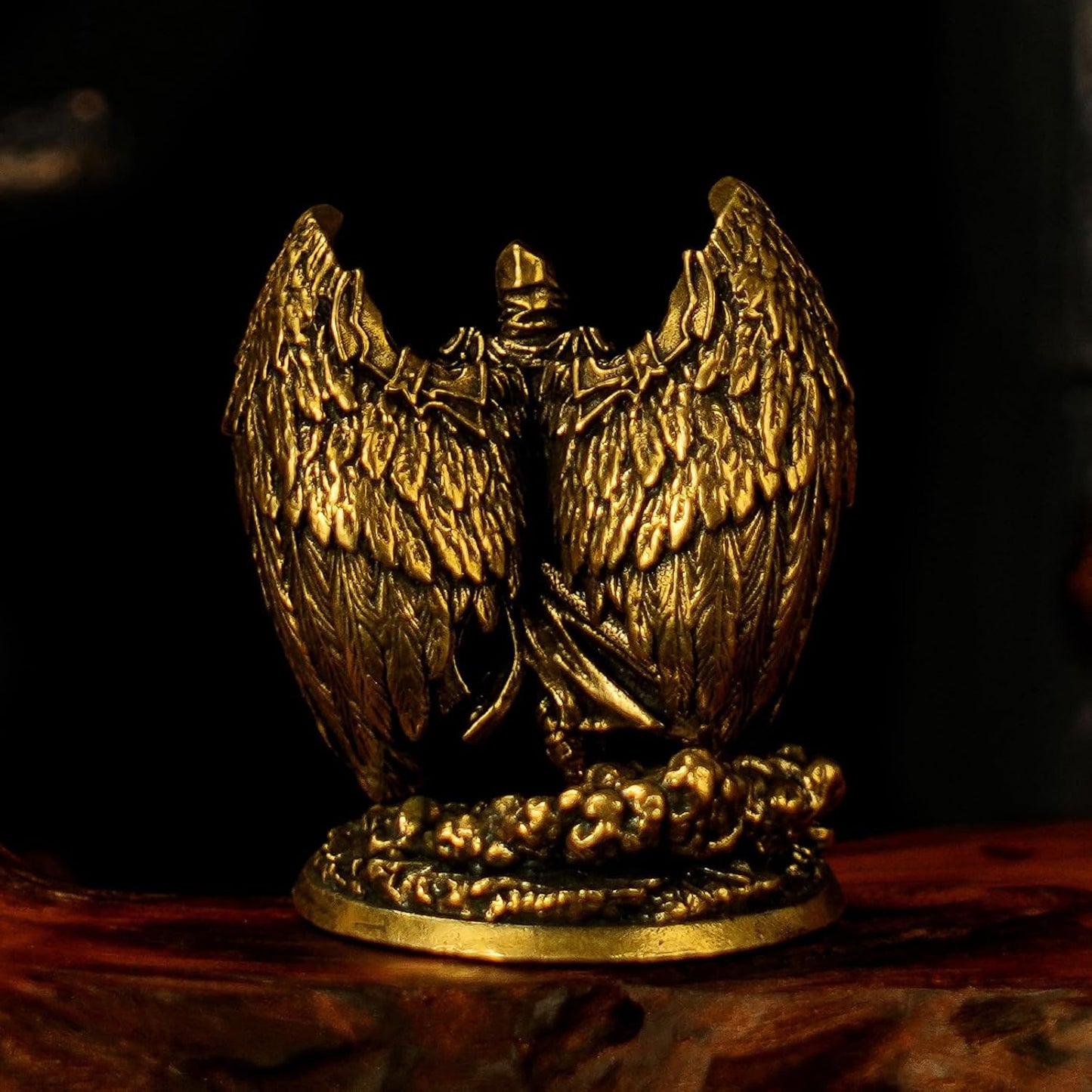 100% Solid Brass Statue / Archangel