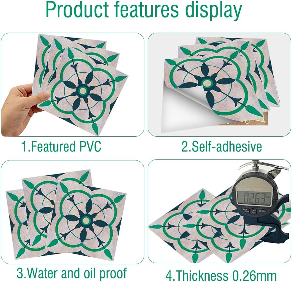Waterproof Vinyl Stickers / Set of 48
