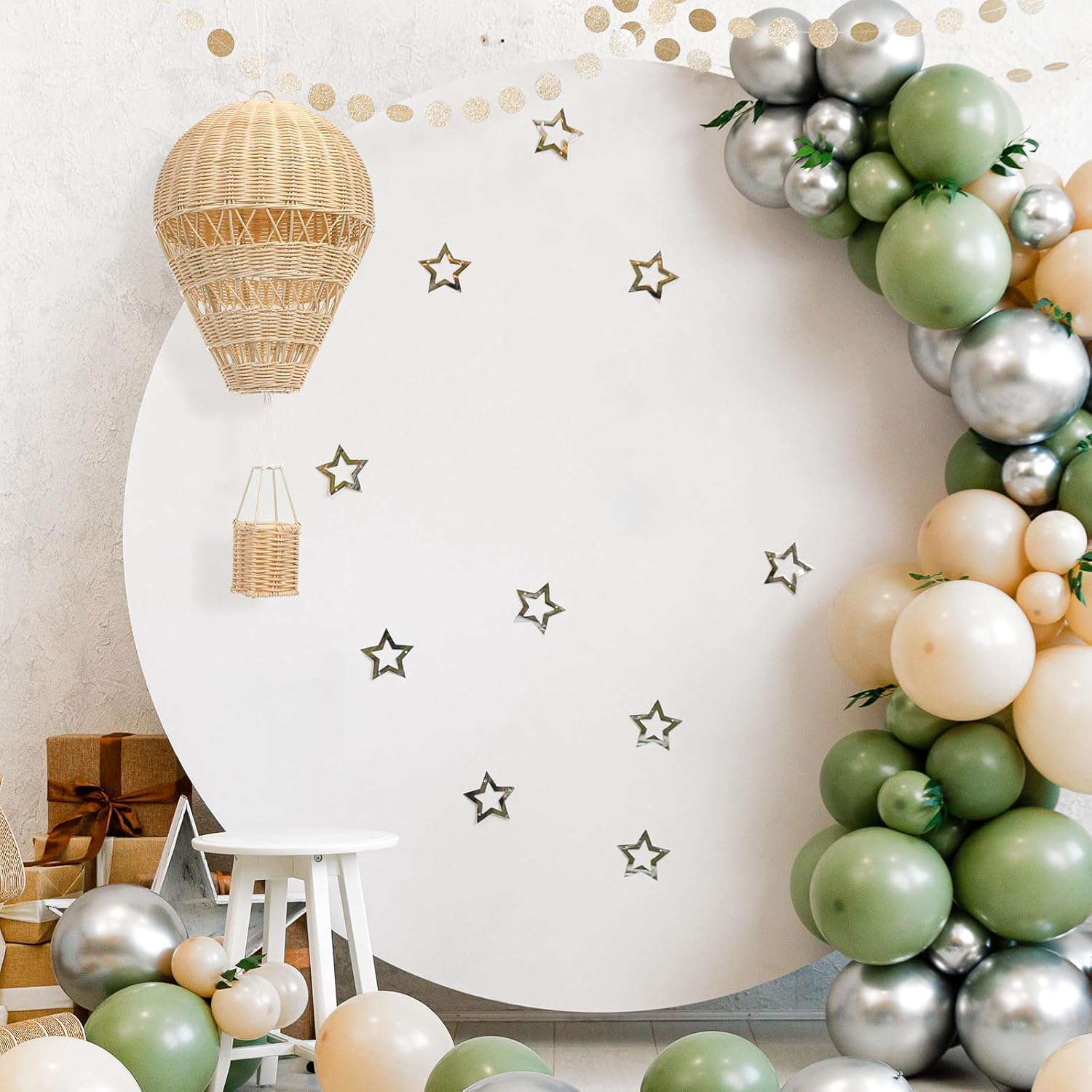Rattan Woven Hot Air Balloon