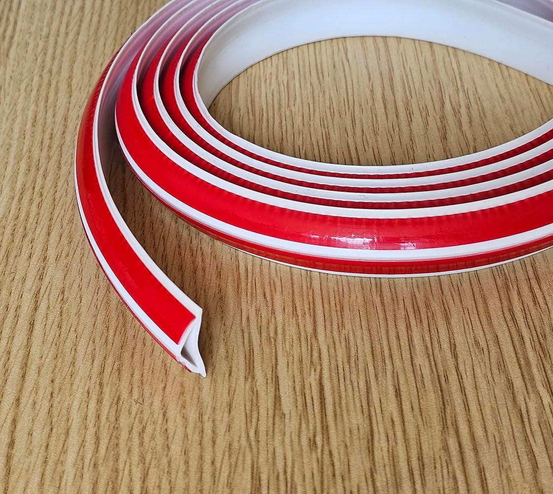 Peel and Stick Wall Molding Trim Caulk Strip Self Adhesive Corner Trim Moulding / White / 20ft