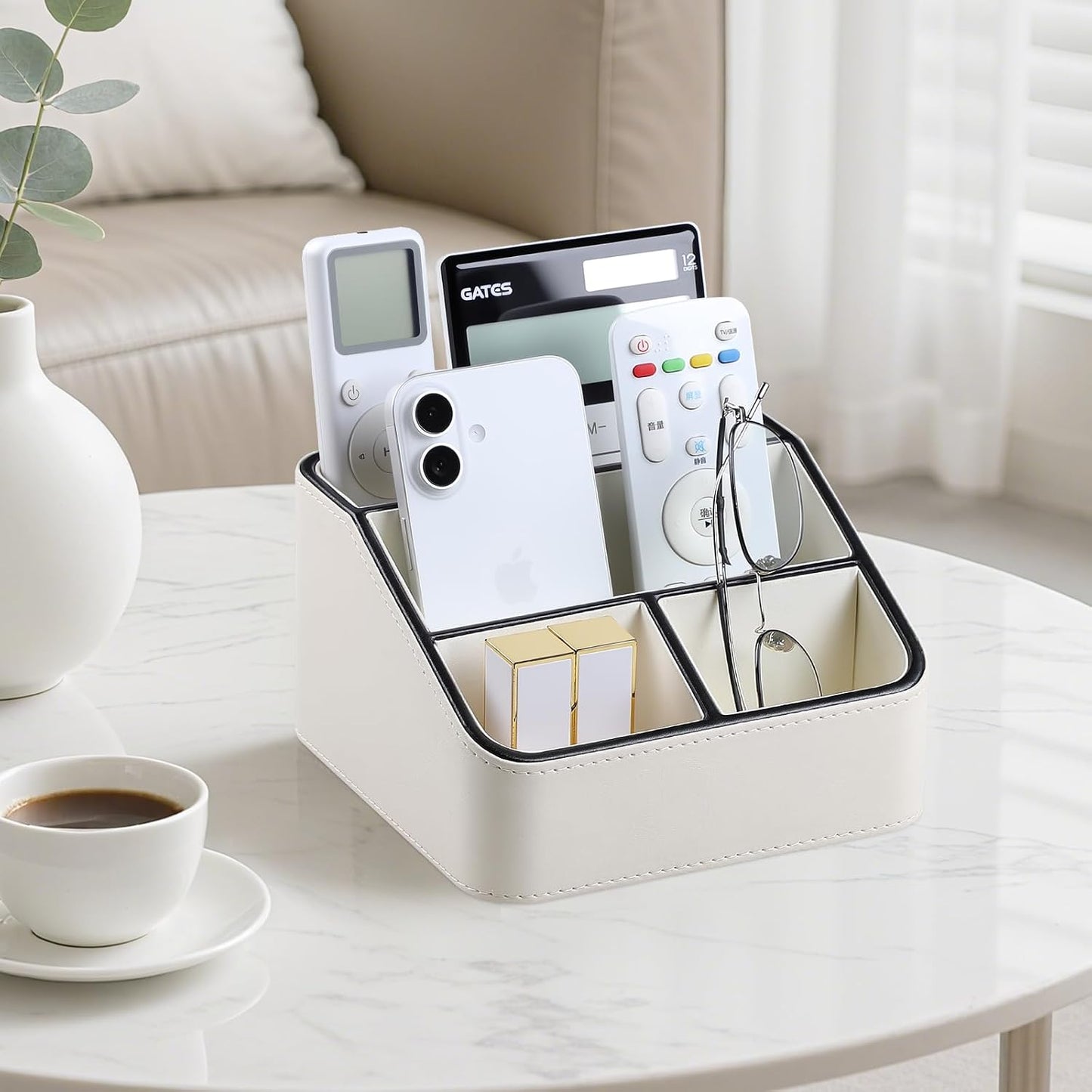 Remote Control Holder / Cream
