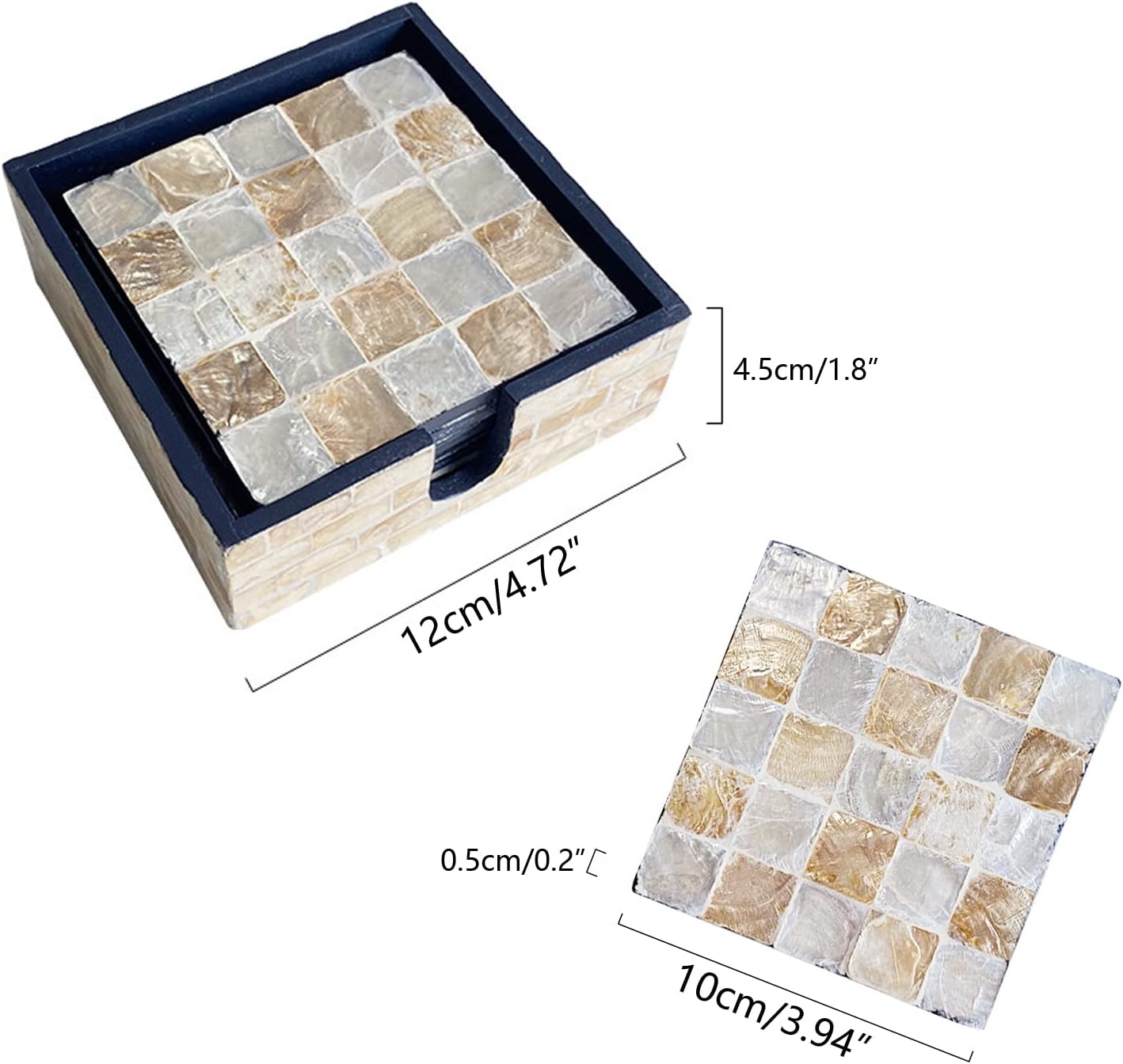 Holder / Organizer / Mosaic / Set of 6
