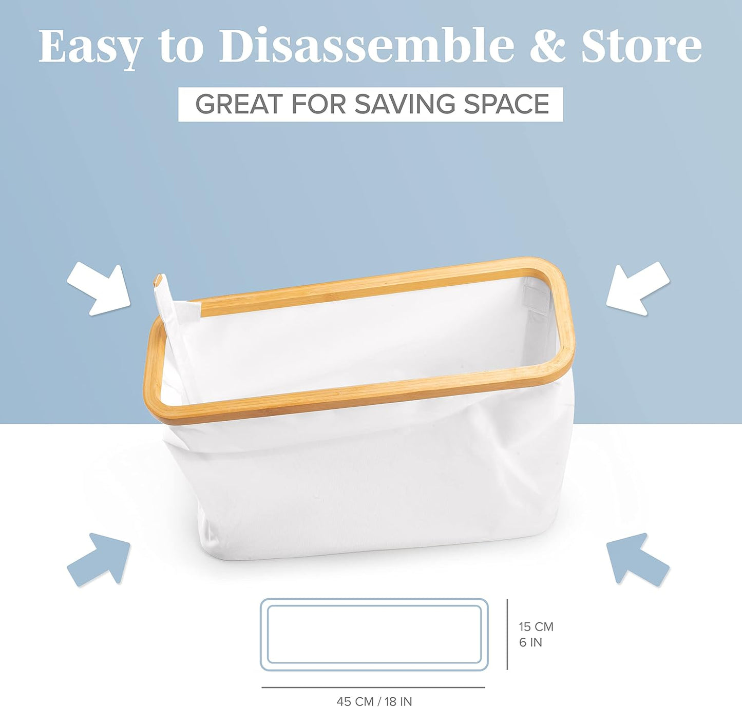 LONBET Toilet Paper Storage for 12 Rolls, Stackable & Foldable - The Ultimate Bathroom Organizer - Waterproof Basket