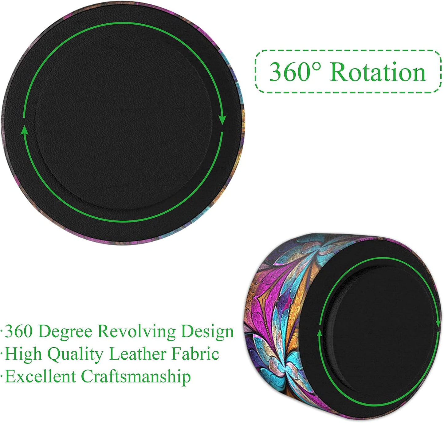 Remote Control Holder / 1-fractal Flower / 360 Degree Rotation