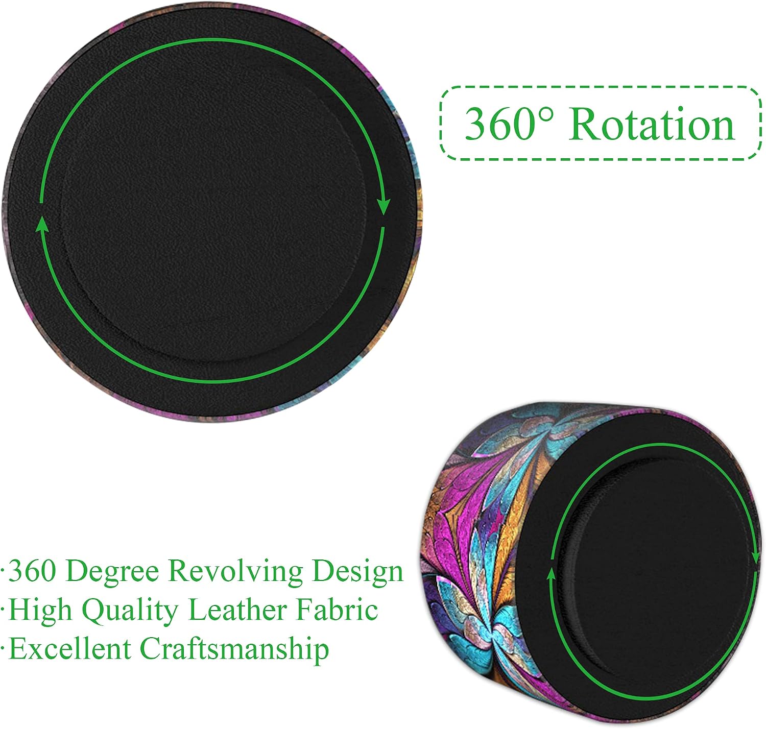 Remote Control Holder / 1-fractal Flower / 360 Degree Rotation