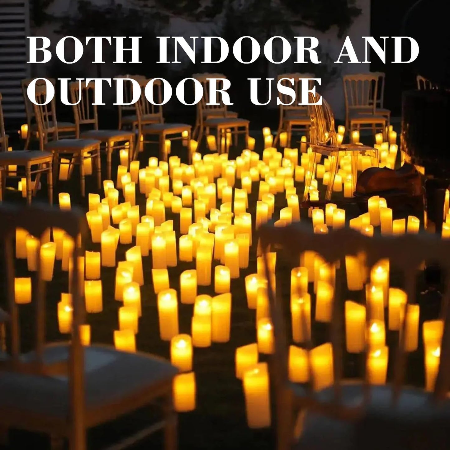 fclayvts 36-Pack LED Flameless Candles with Remote Control - Perfect for Home, Parties, and Special Occasions - Create