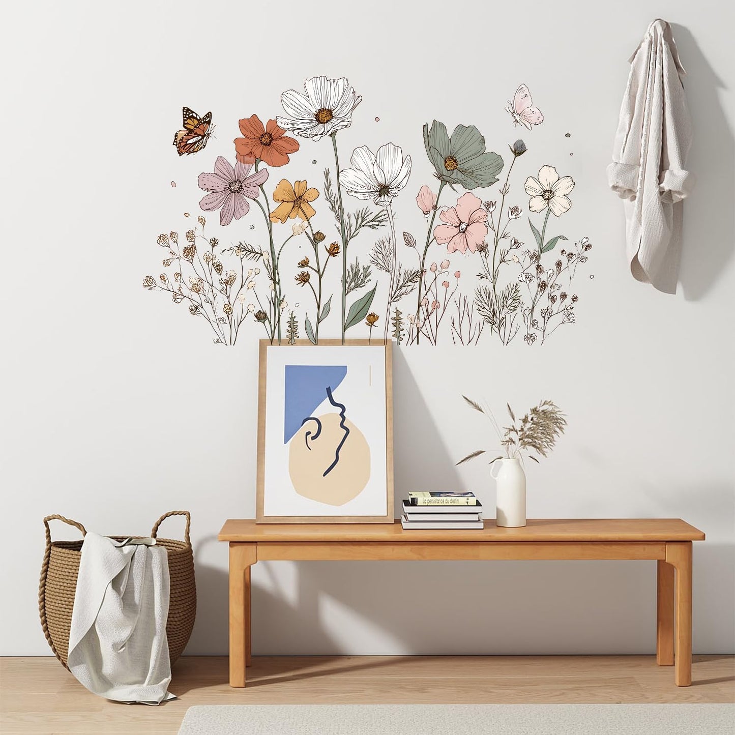 Minimalist Wildflower Wall Stickers / #27