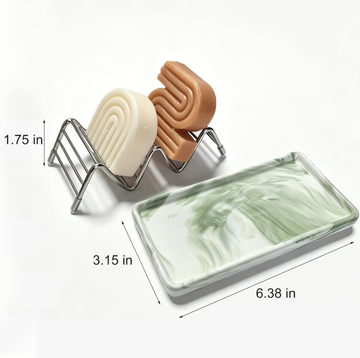 Ceramic Dish Tray / Green