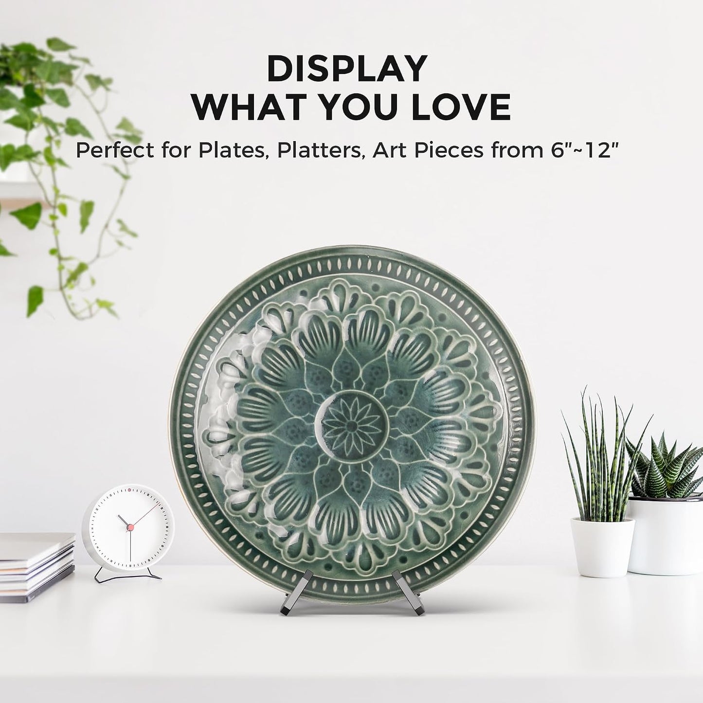 Books / Plate Stands for Display / 6 Inch / Set of 4