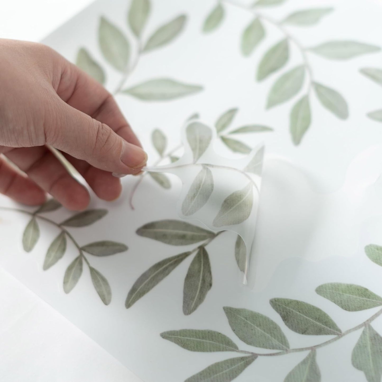 Boho Greenery Leaves Wall Decals / Greenl Leaves / Green