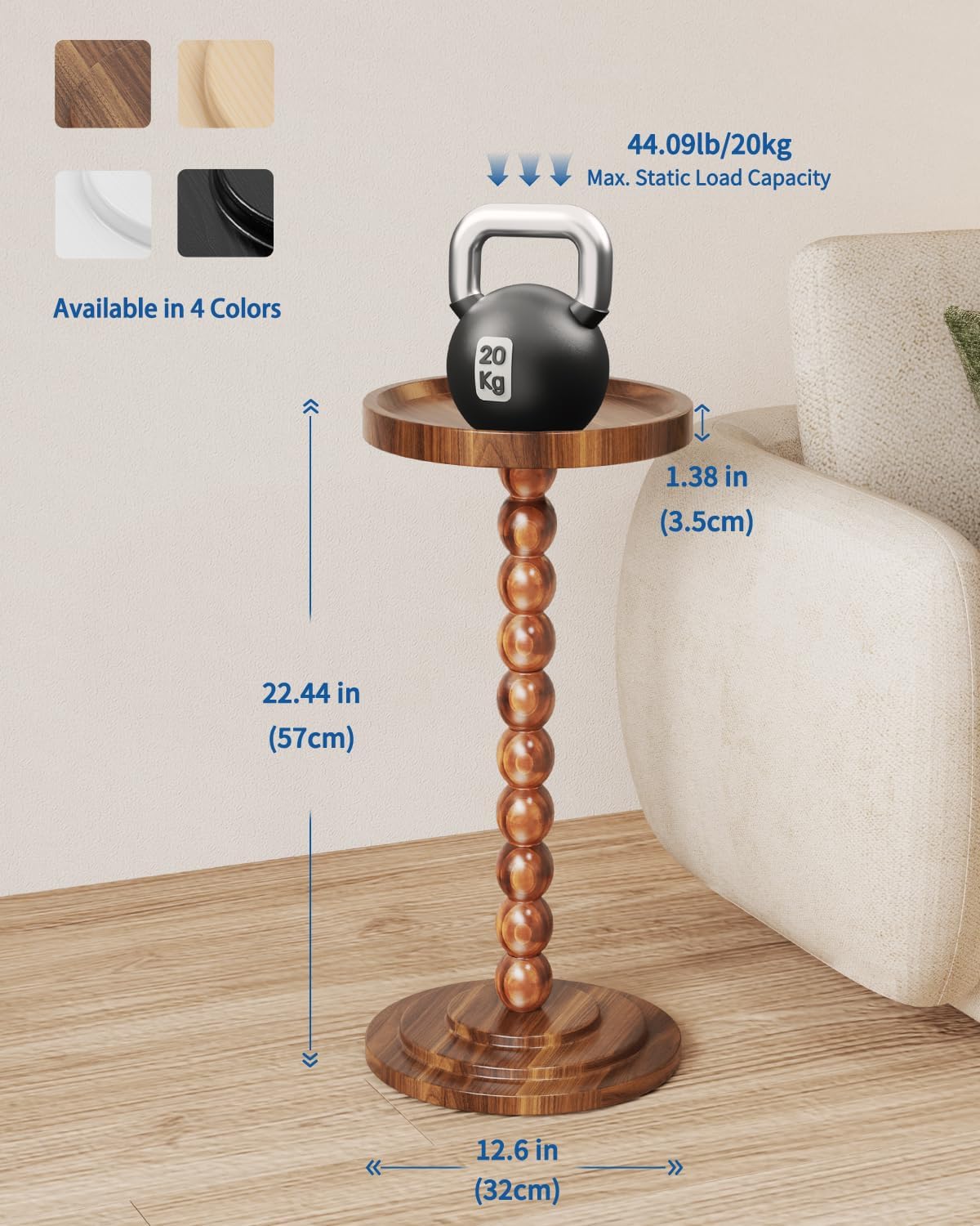 Solid Wood Columns / Brown