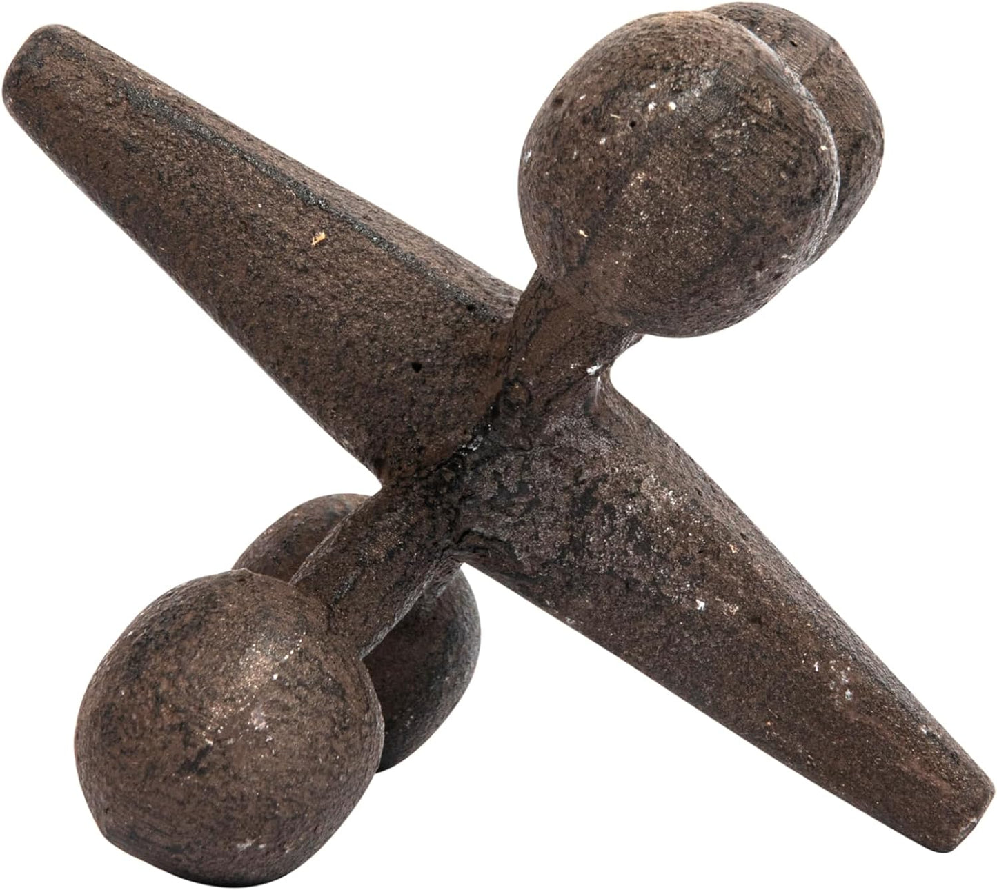 Retro Decorative Cast Iron Jack Figurine / Rust / 6 Inches