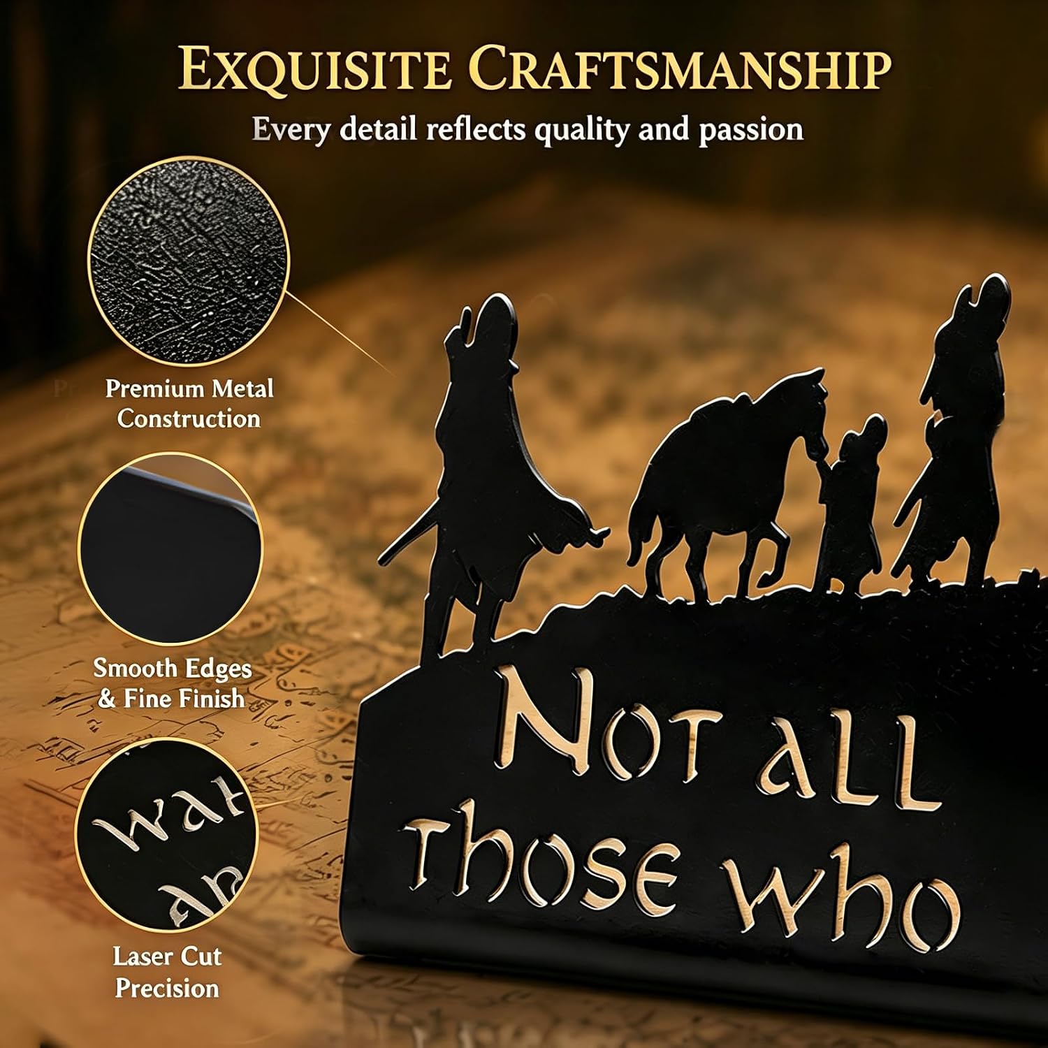 Home Shelves & / Large Unique Book Holders / Black