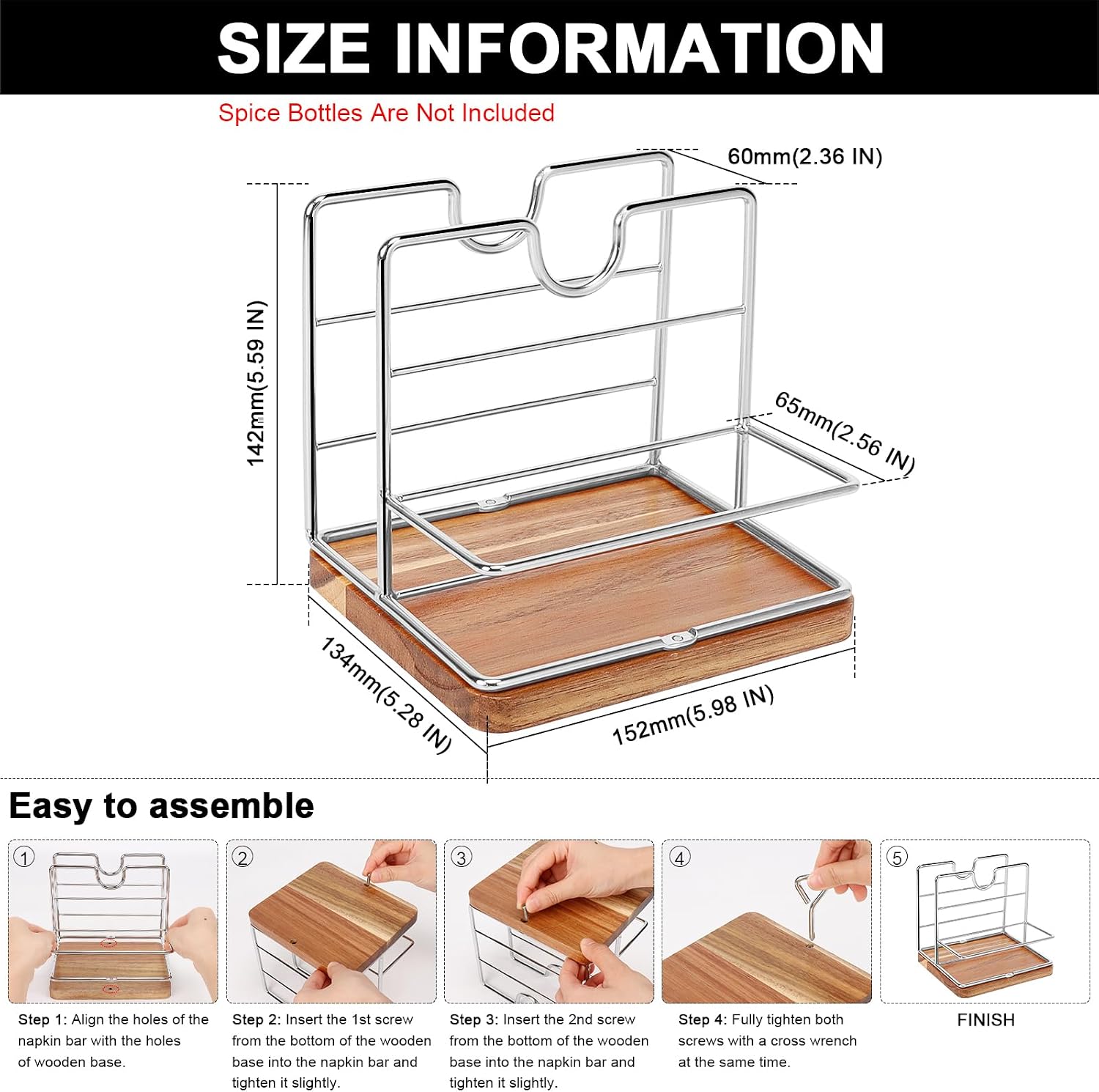 Napkin Holder / Metal Napkin Storage