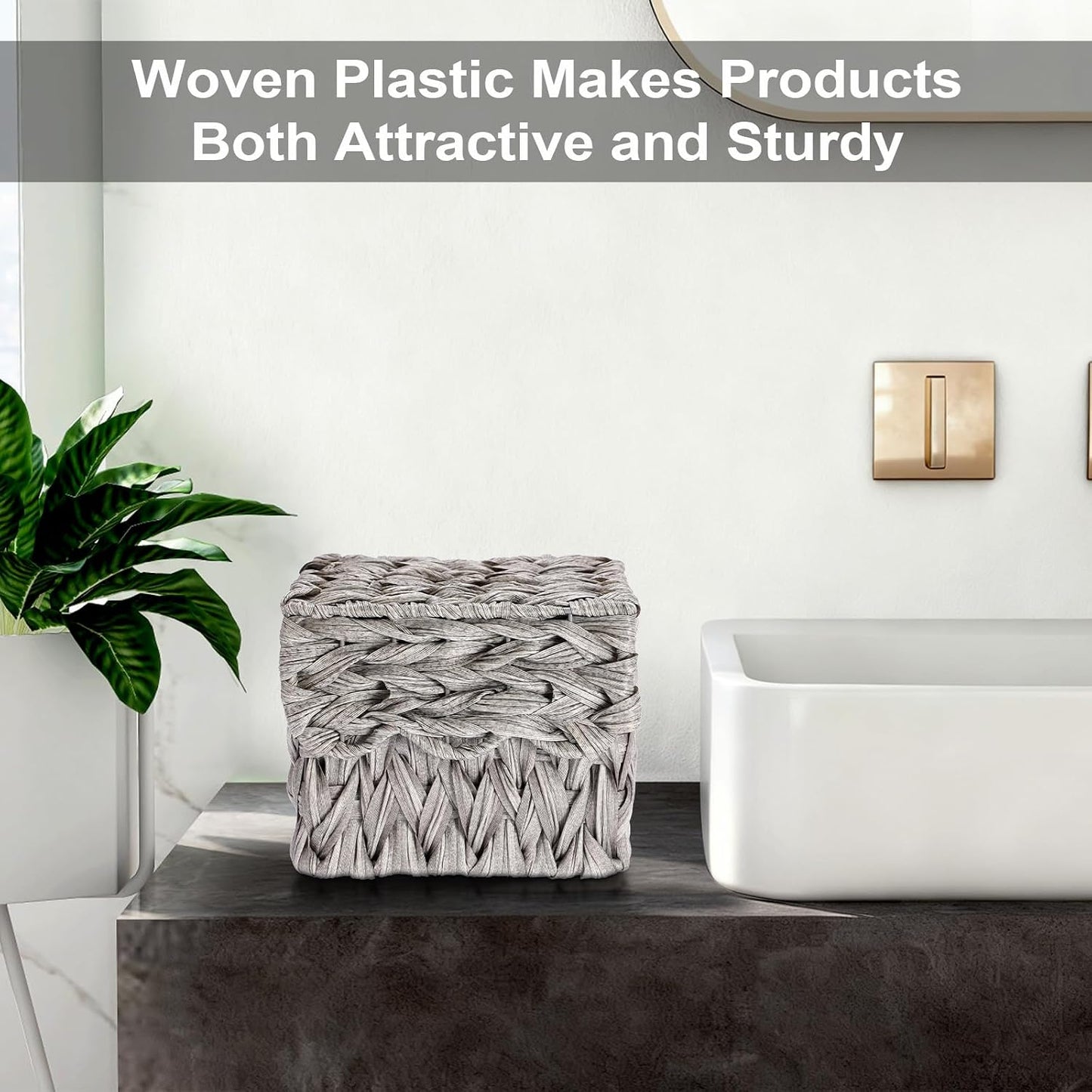 Rattan Disposable Face Towel Holder
