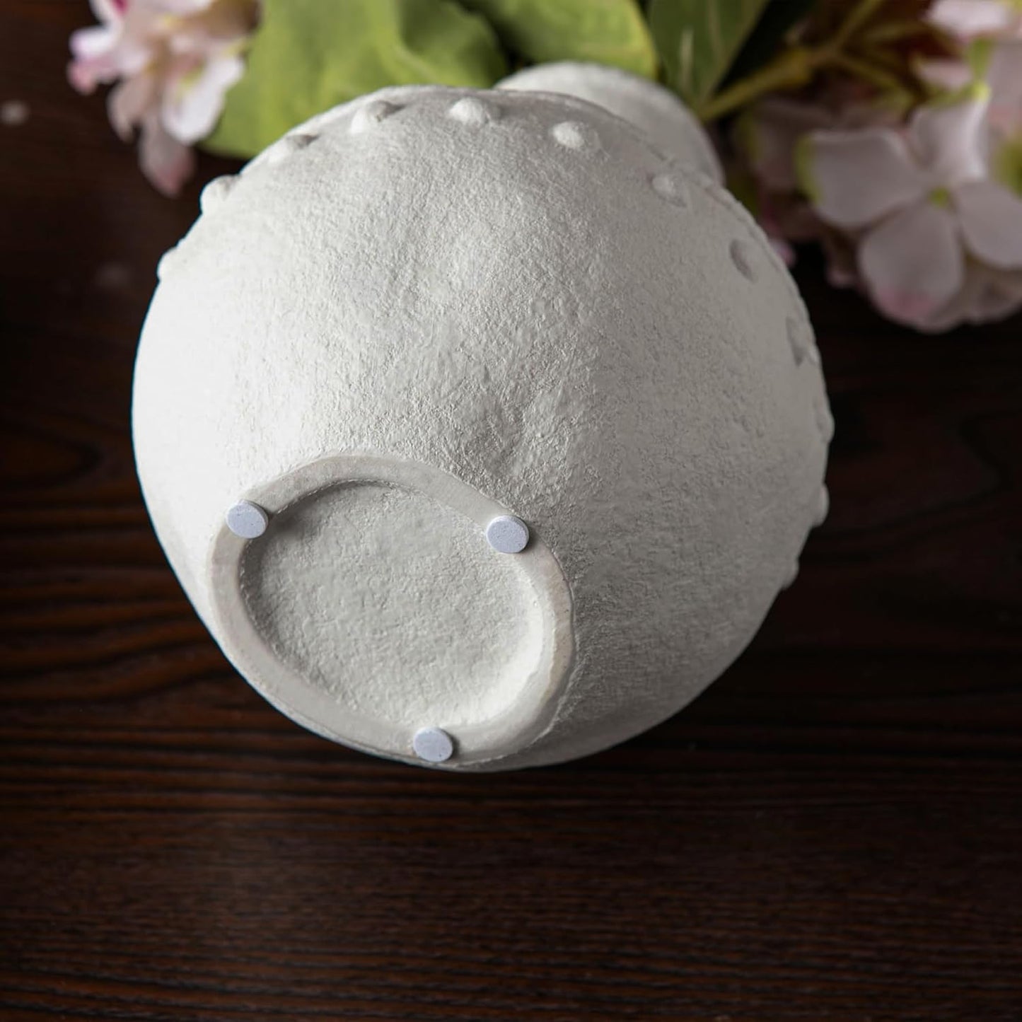 Rustic Ceramic Vase / White - Large
