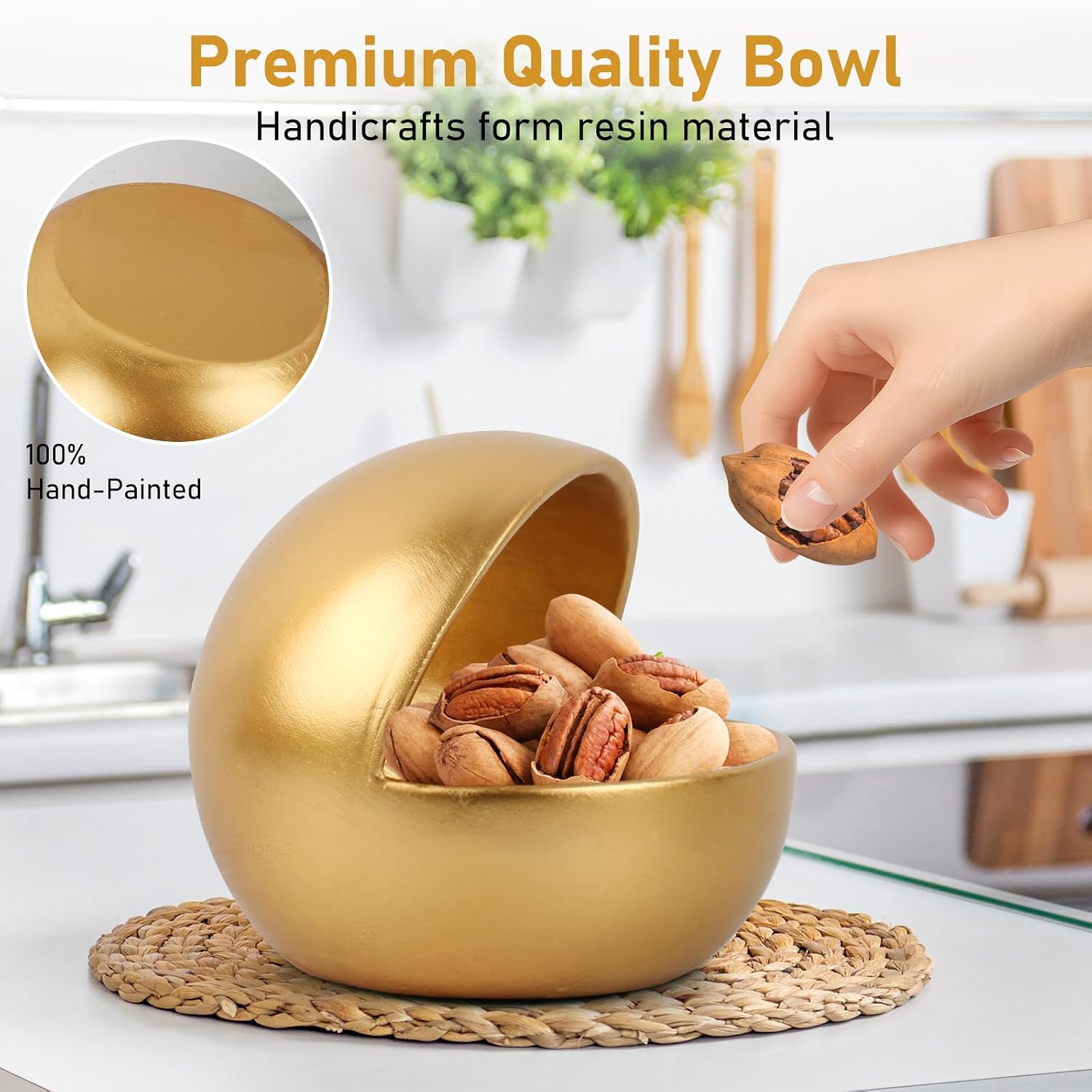 Decorative Candy Bowl / Gold / S