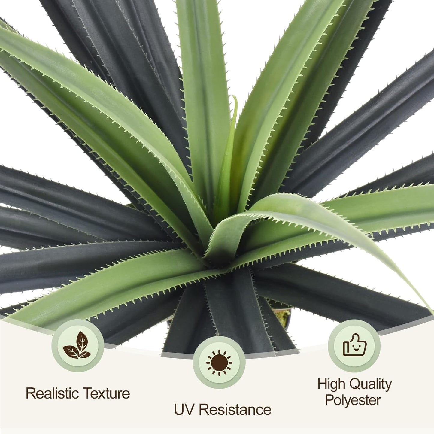 Artificial Spiked Agave Plant / 3ft / 3 Inch