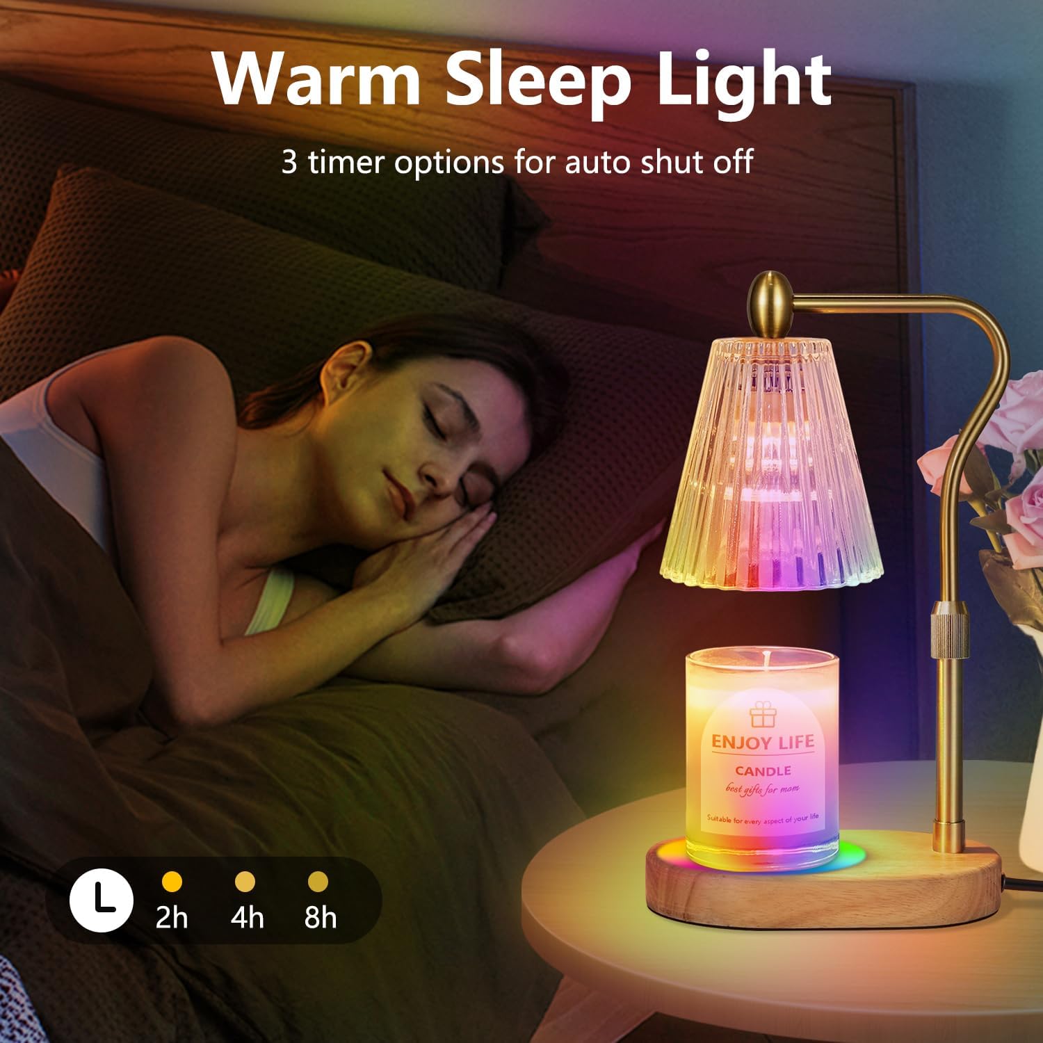 Candle Warmer Lamp / Amber