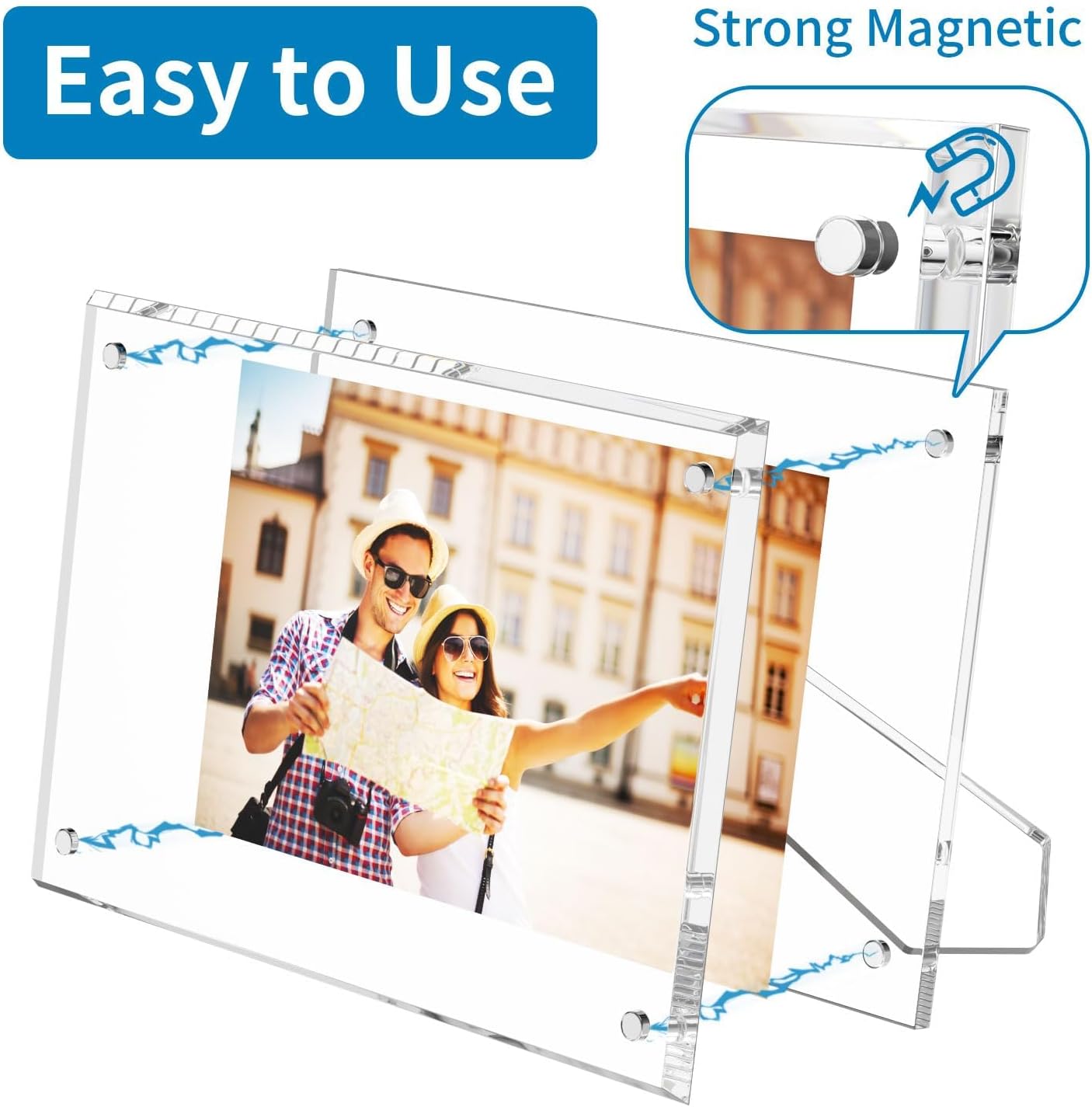 Acrylic Picture Frames / 4 x 6 / Clear / Set of 3